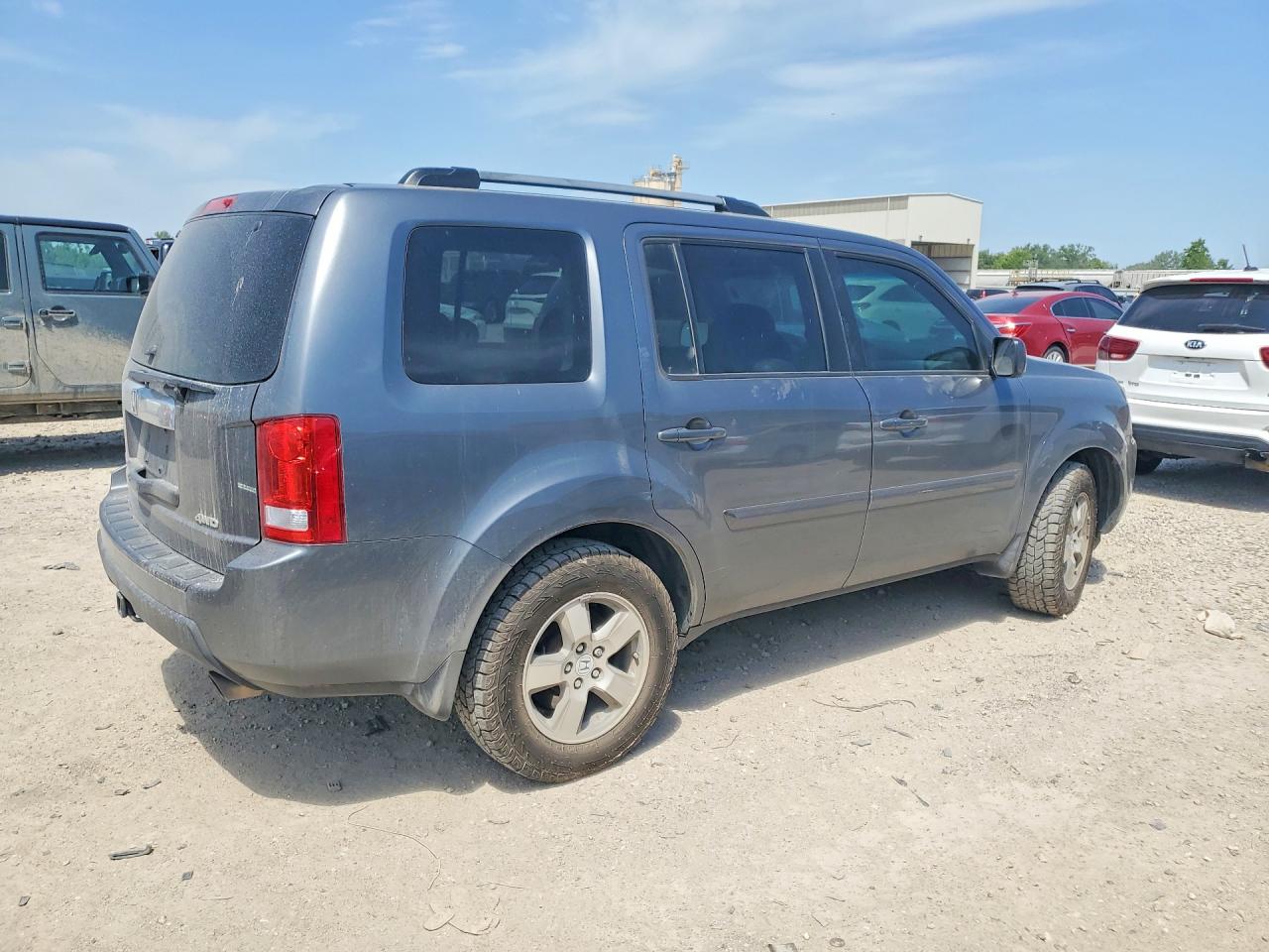 2010 Honda Pilot Exl Gray vin: 5FNYF4H65AB025982