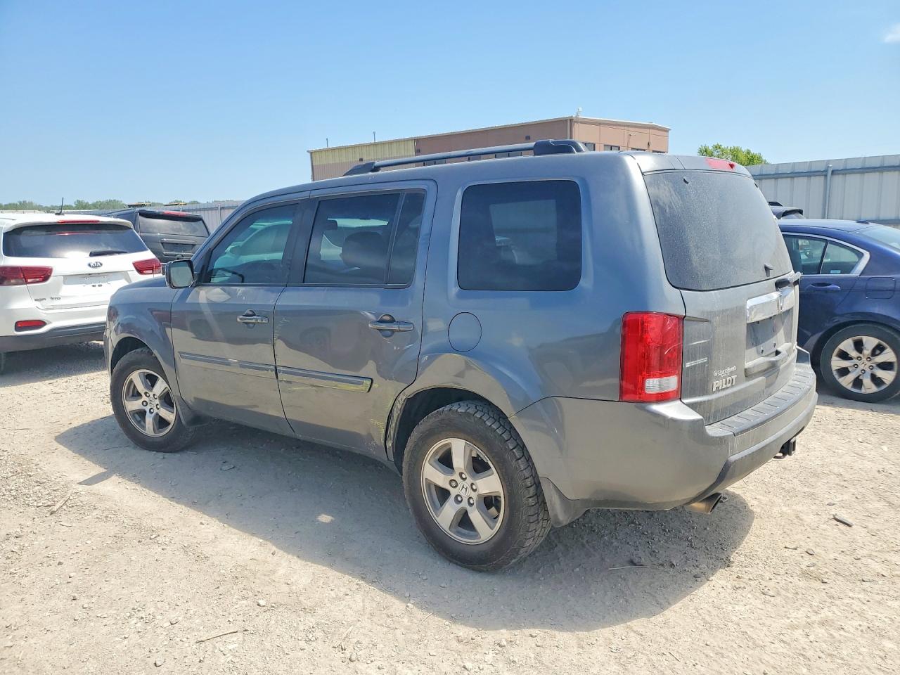 2010 Honda Pilot Exl Gray vin: 5FNYF4H65AB025982