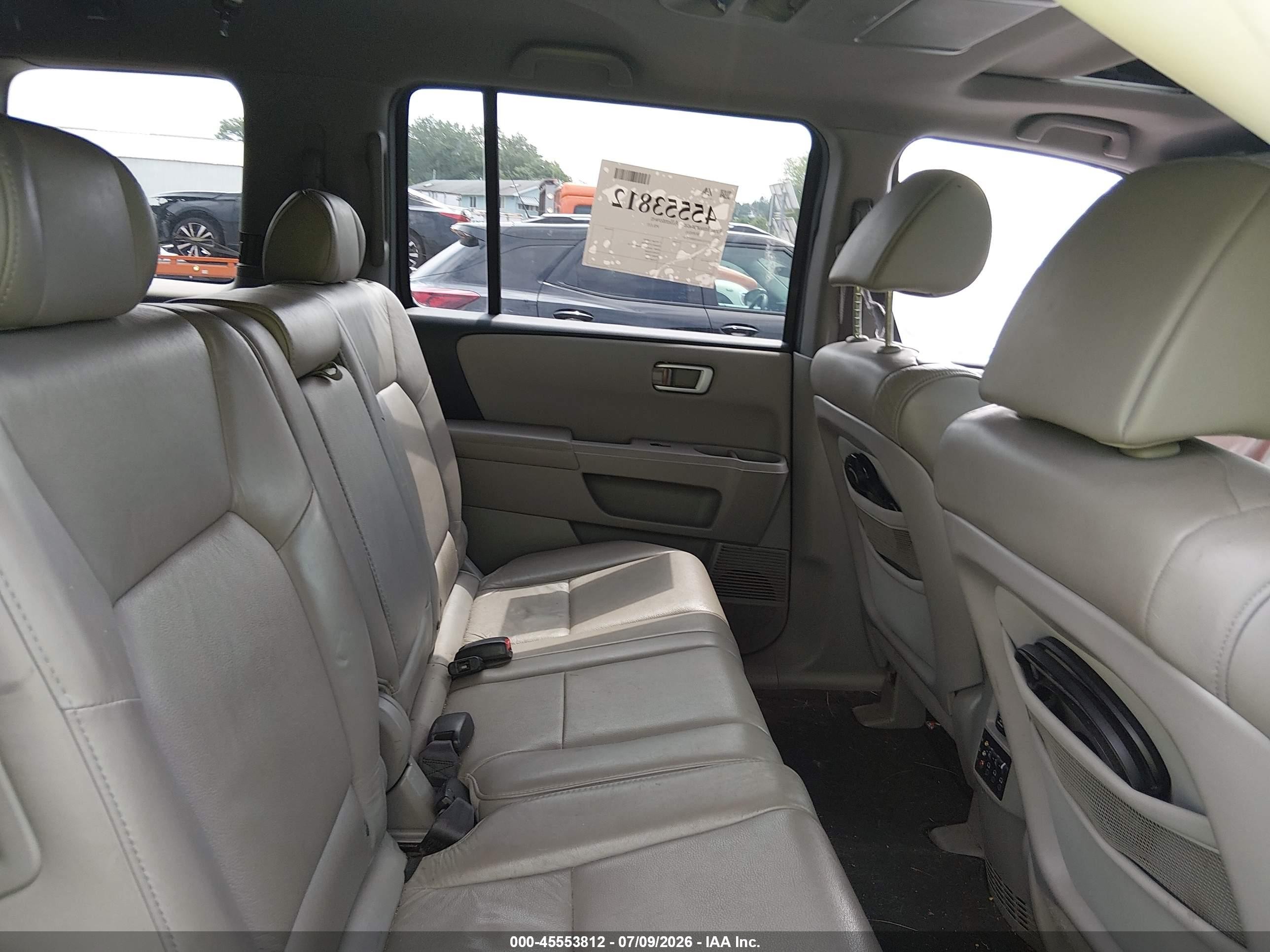 2011 Honda Pilot Ex-l Black vin: 5FNYF4H65BB017026
