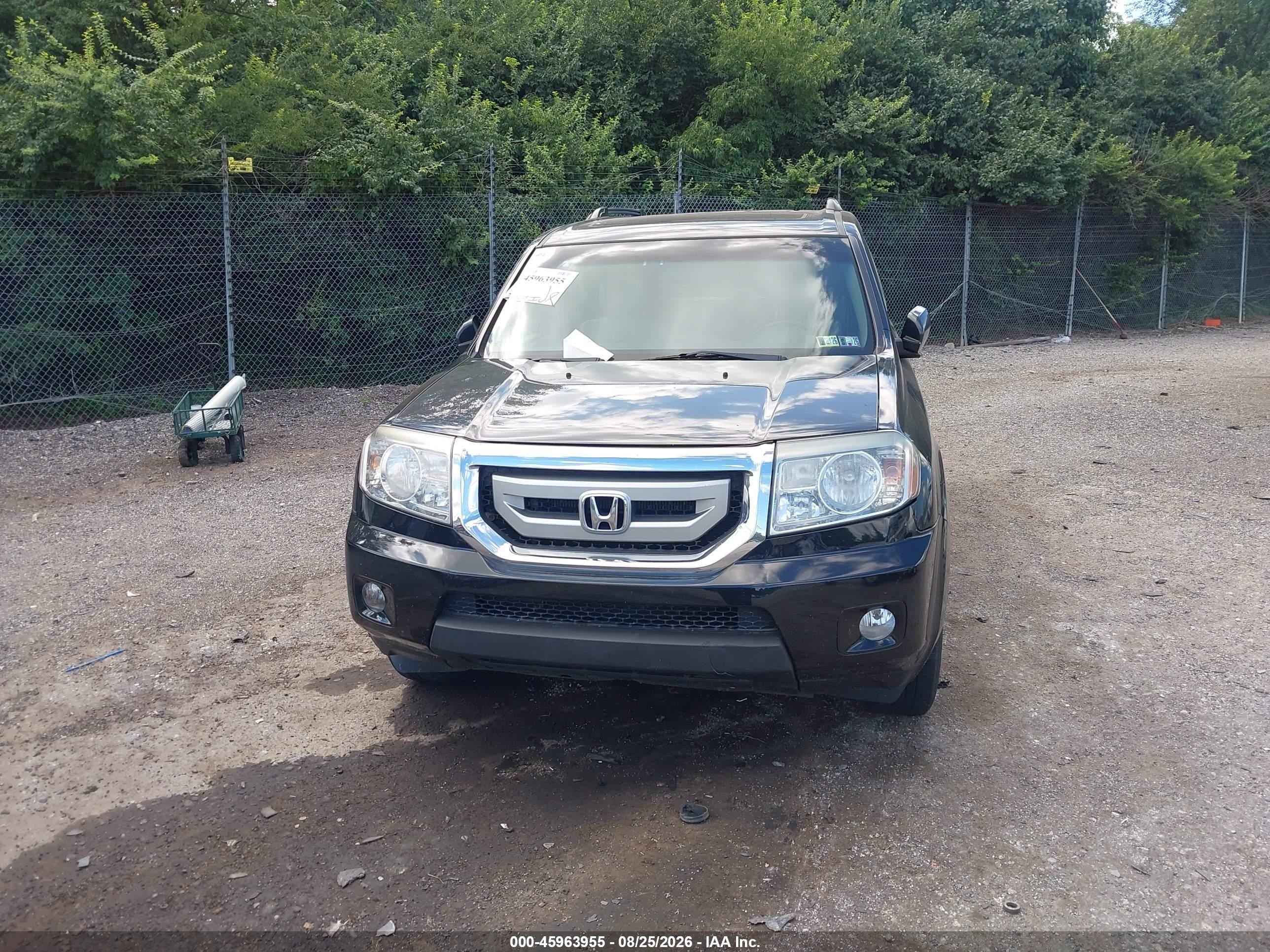 2011 Honda Pilot Ex-l Black vin: 5FNYF4H65BB105901