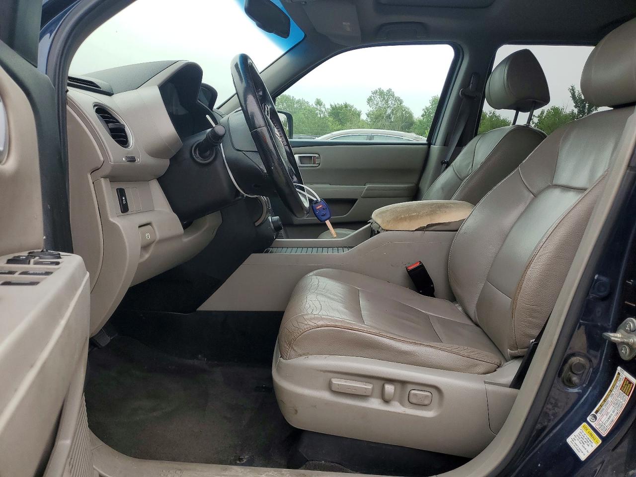 2012 Honda Pilot Exl Blue vin: 5FNYF4H65CB010028