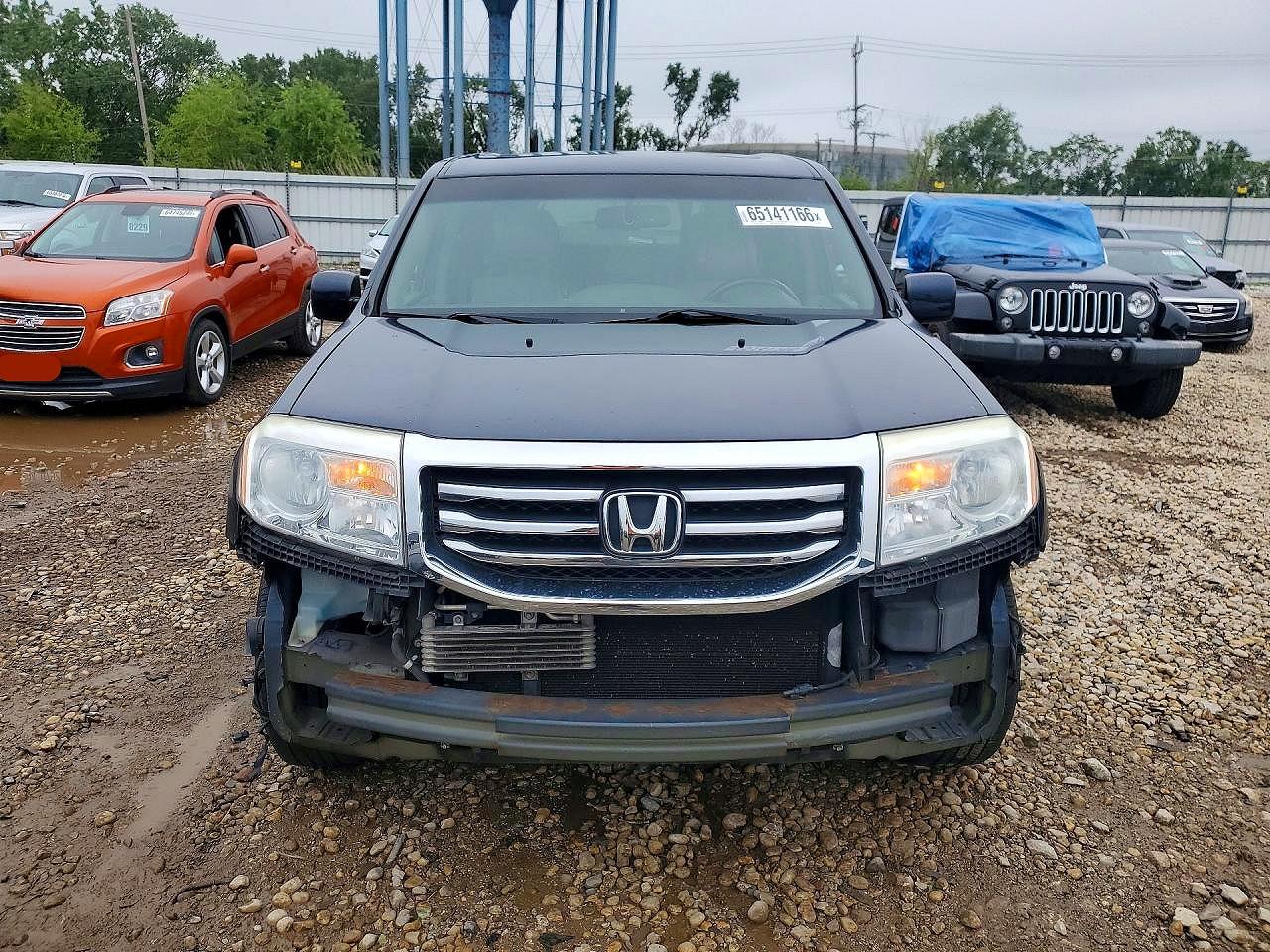 2012 Honda Pilot Exl Blue vin: 5FNYF4H65CB010028