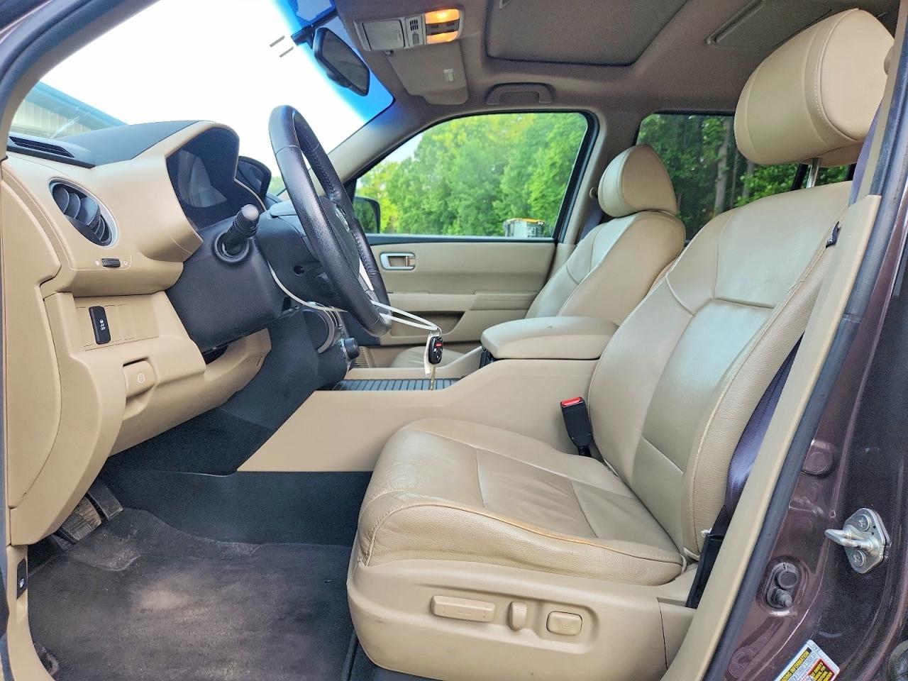 2012 Honda Pilot Exl Brown vin: 5FNYF4H65CB016122