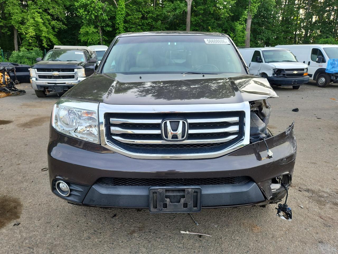 2012 Honda Pilot Exl Brown vin: 5FNYF4H65CB016122