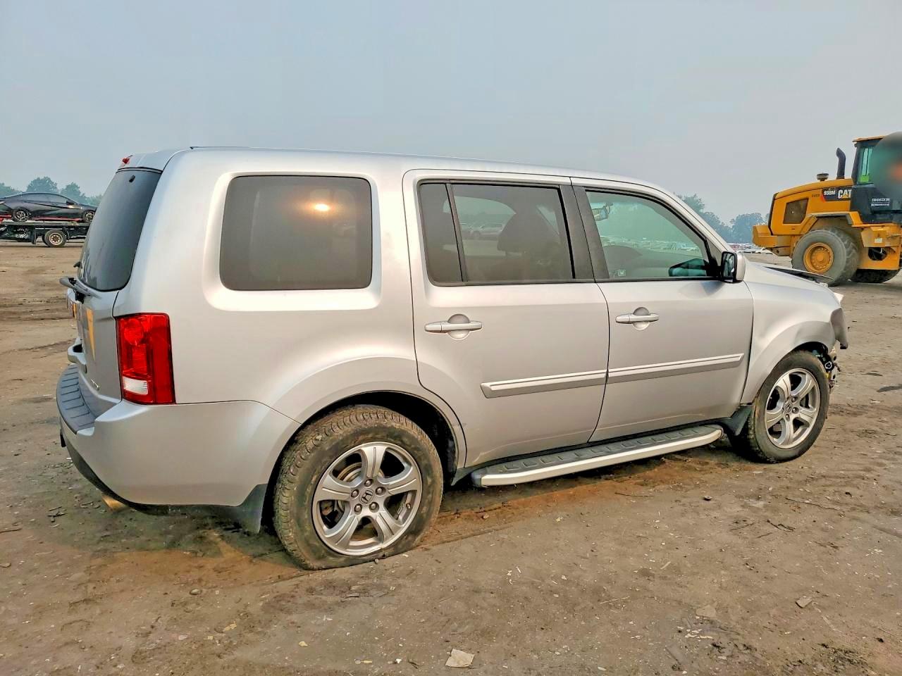 2012 Honda Pilot Exl Silver vin: 5FNYF4H65CB028948