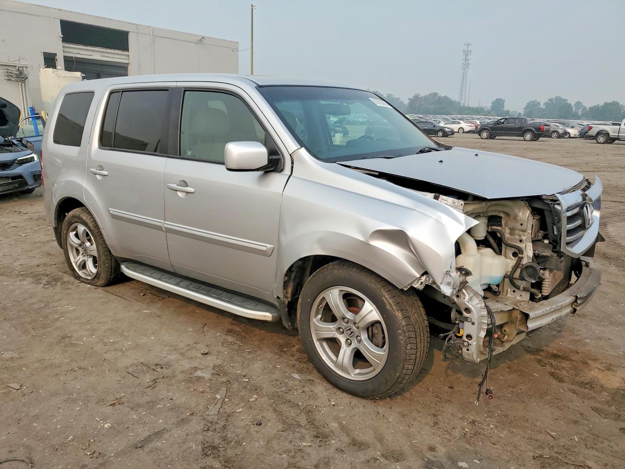 2012 Honda Pilot Exl Silver vin: 5FNYF4H65CB028948