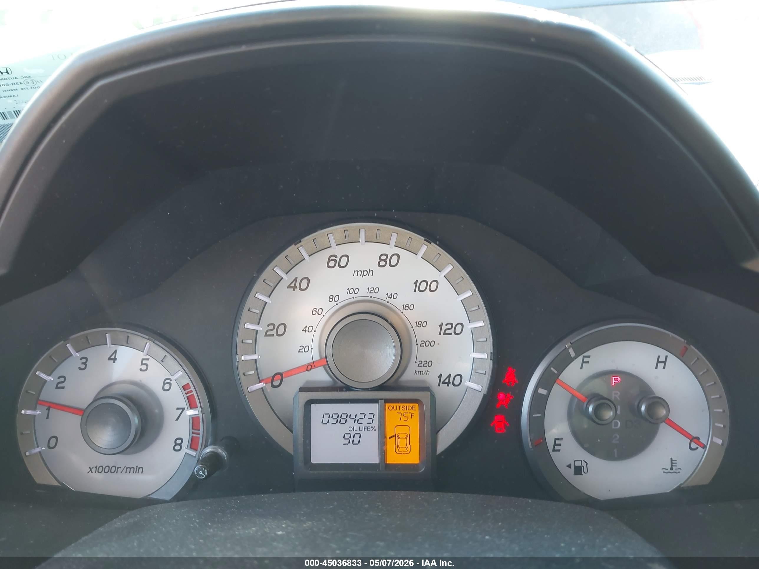 2012 Honda Pilot Ex-l Gray vin: 5FNYF4H65CB053591
