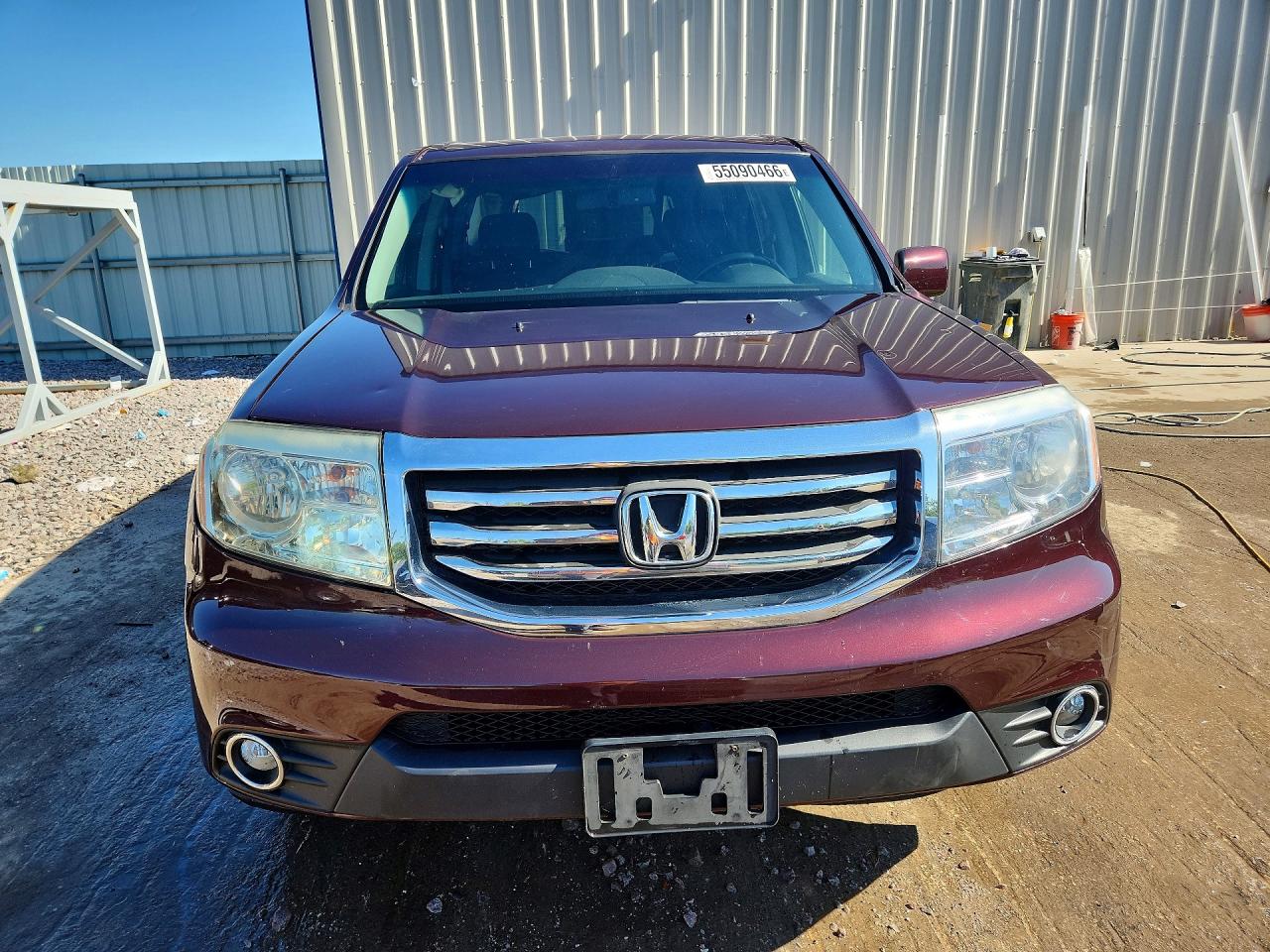 2012 Honda Pilot Exl Burgundy vin: 5FNYF4H65CB071380