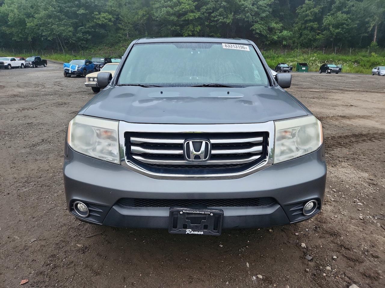 2013 Honda Pilot Exl Gray vin: 5FNYF4H65DB001721