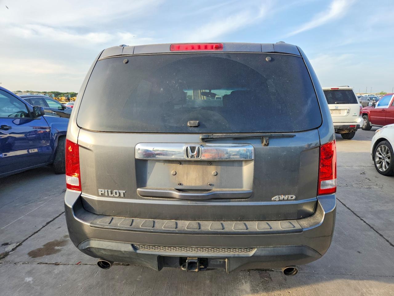 2013 Honda Pilot Exl Gray vin: 5FNYF4H65DB007230