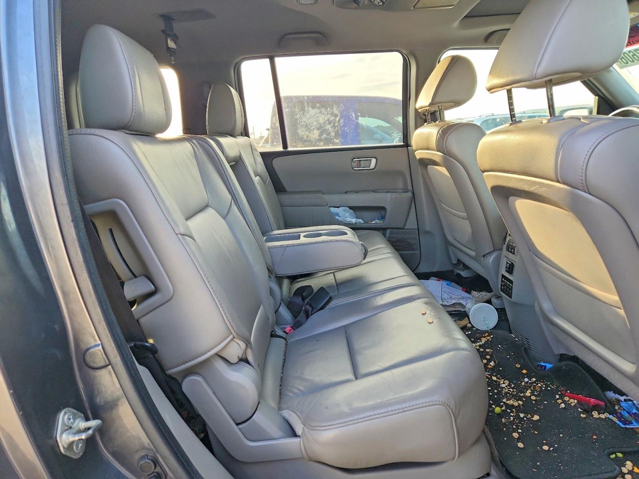 2013 Honda Pilot Exl Gray vin: 5FNYF4H65DB007230