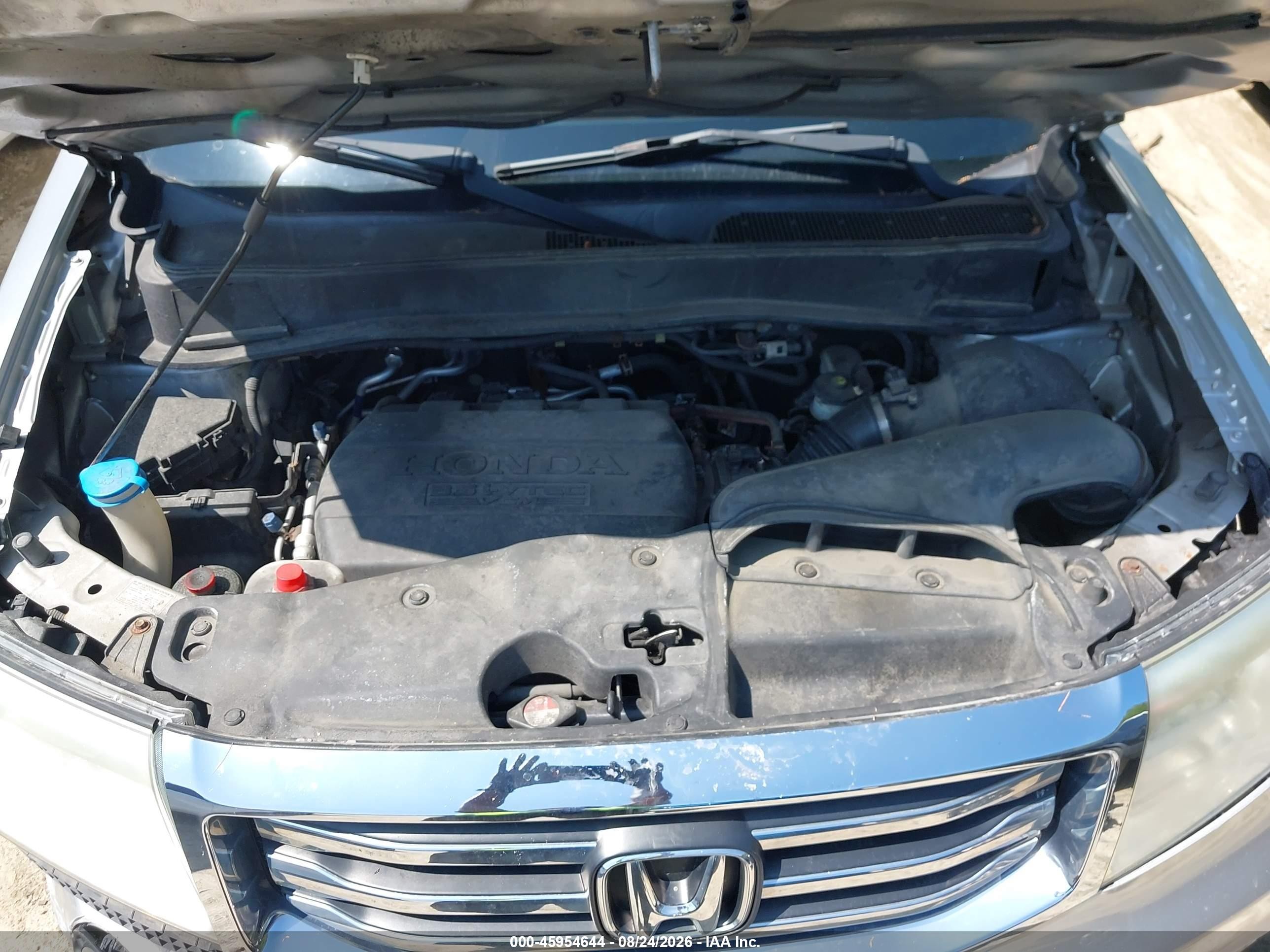 2013 Honda Pilot Ex-l Silver vin: 5FNYF4H65DB018776