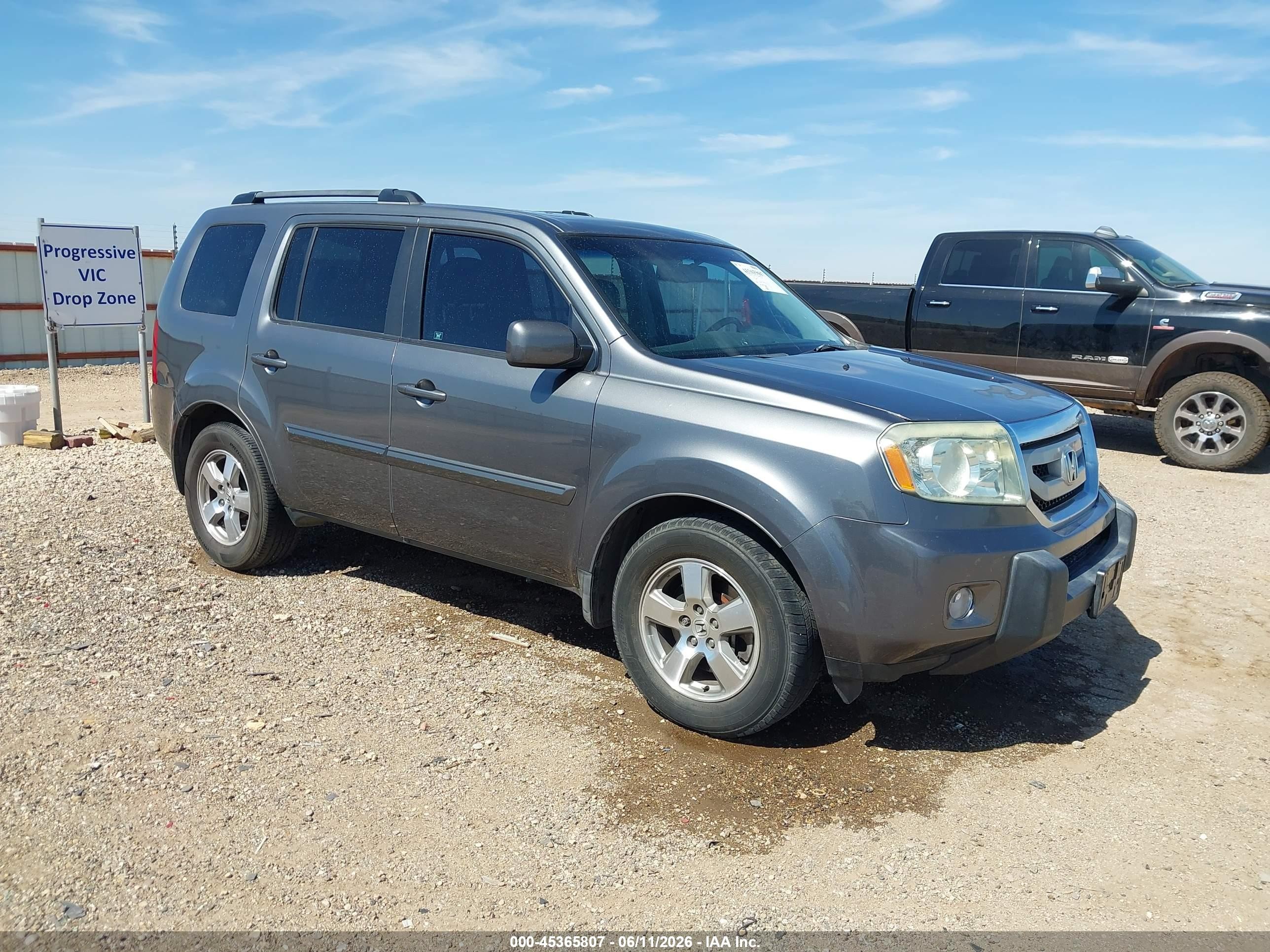 2010 Honda Pilot Ex-l Серый vin: 5FNYF4H66AB024033