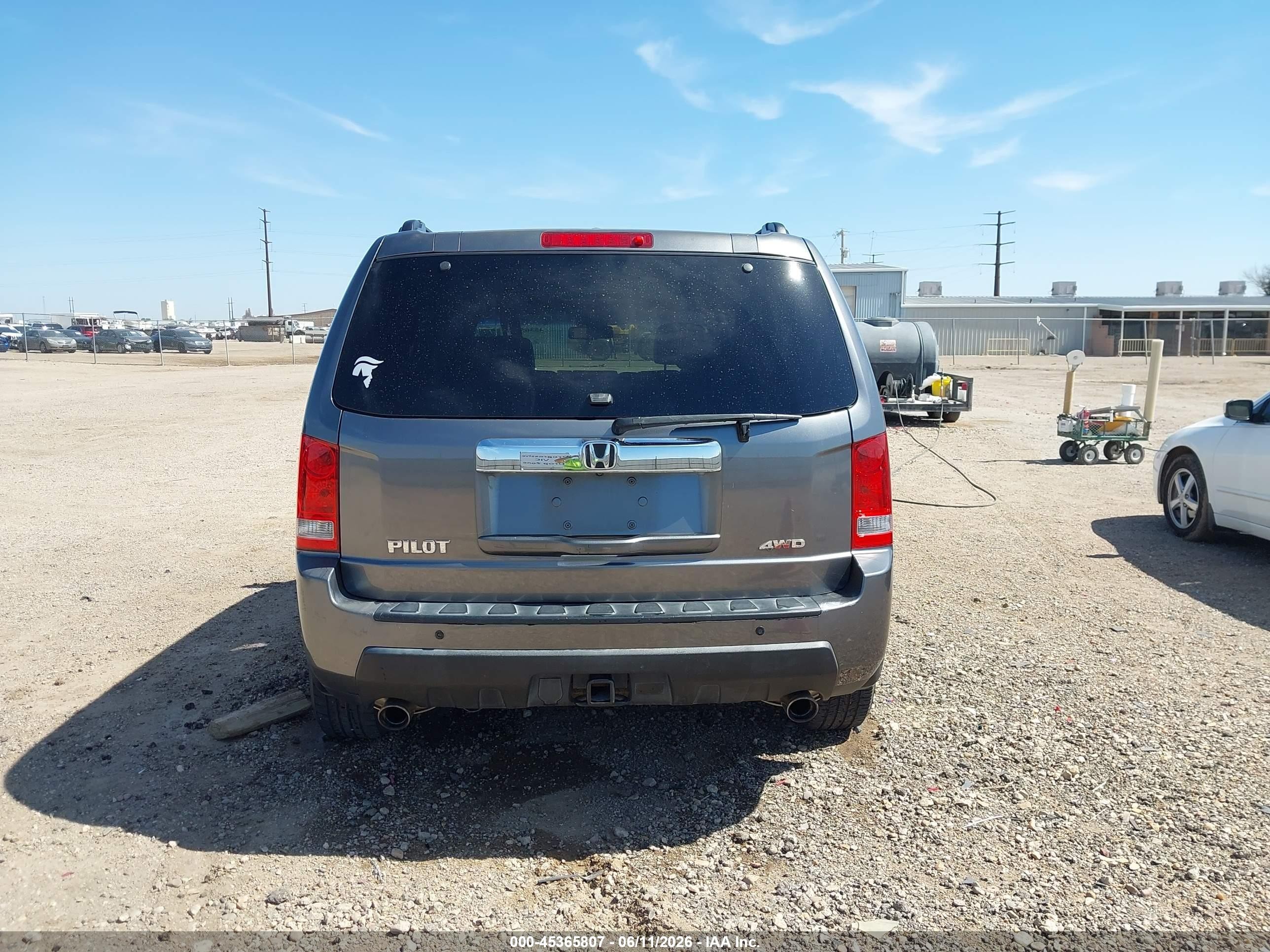 2010 Honda Pilot Ex-l Gray vin: 5FNYF4H66AB024033