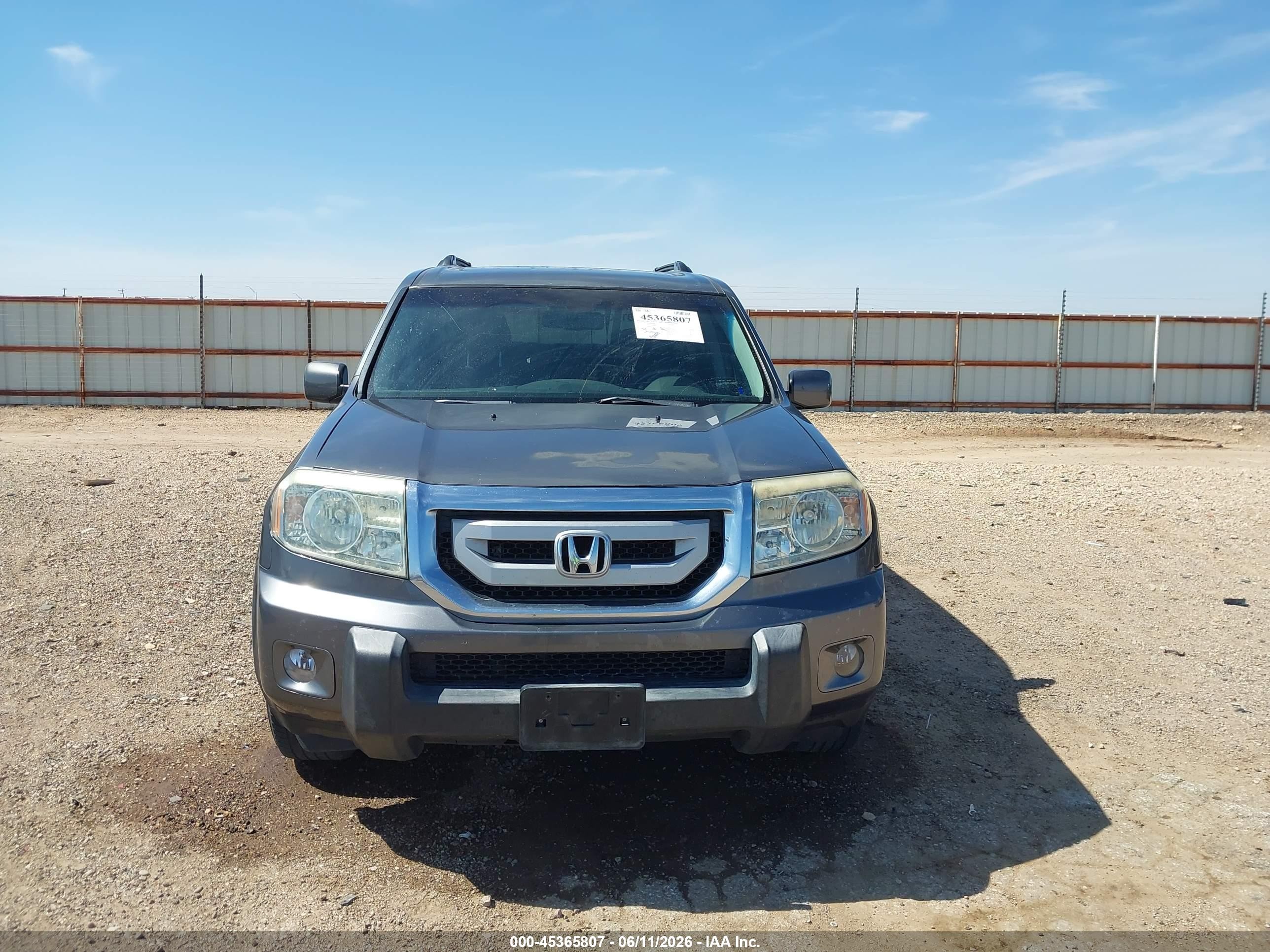 2010 Honda Pilot Ex-l Gray vin: 5FNYF4H66AB024033