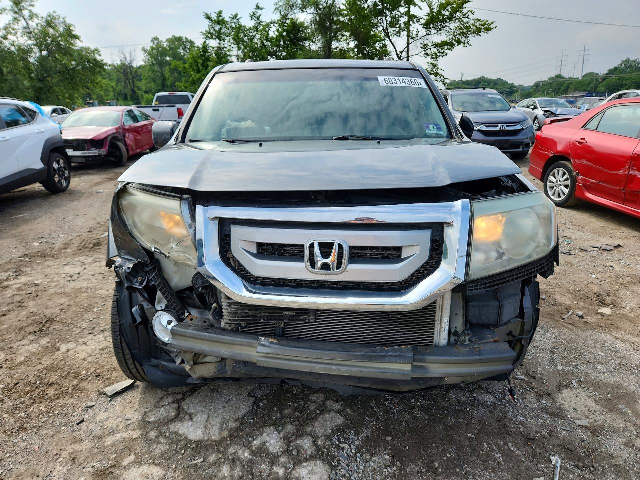 2011 Honda Pilot Exl Gray vin: 5FNYF4H66BB077199