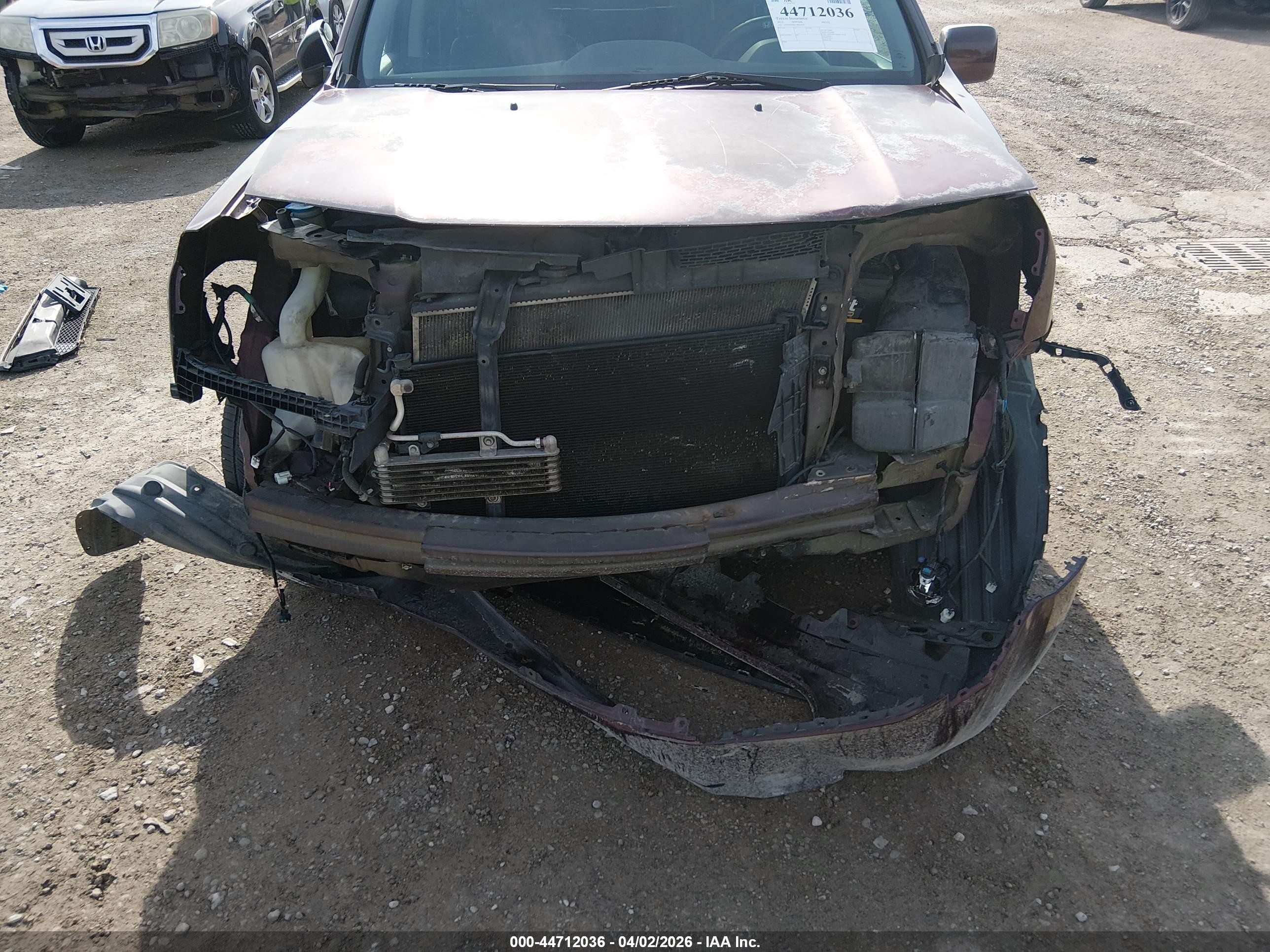 2012 Honda Pilot Ex-l Темно-бордовый vin: 5FNYF4H66CB045838