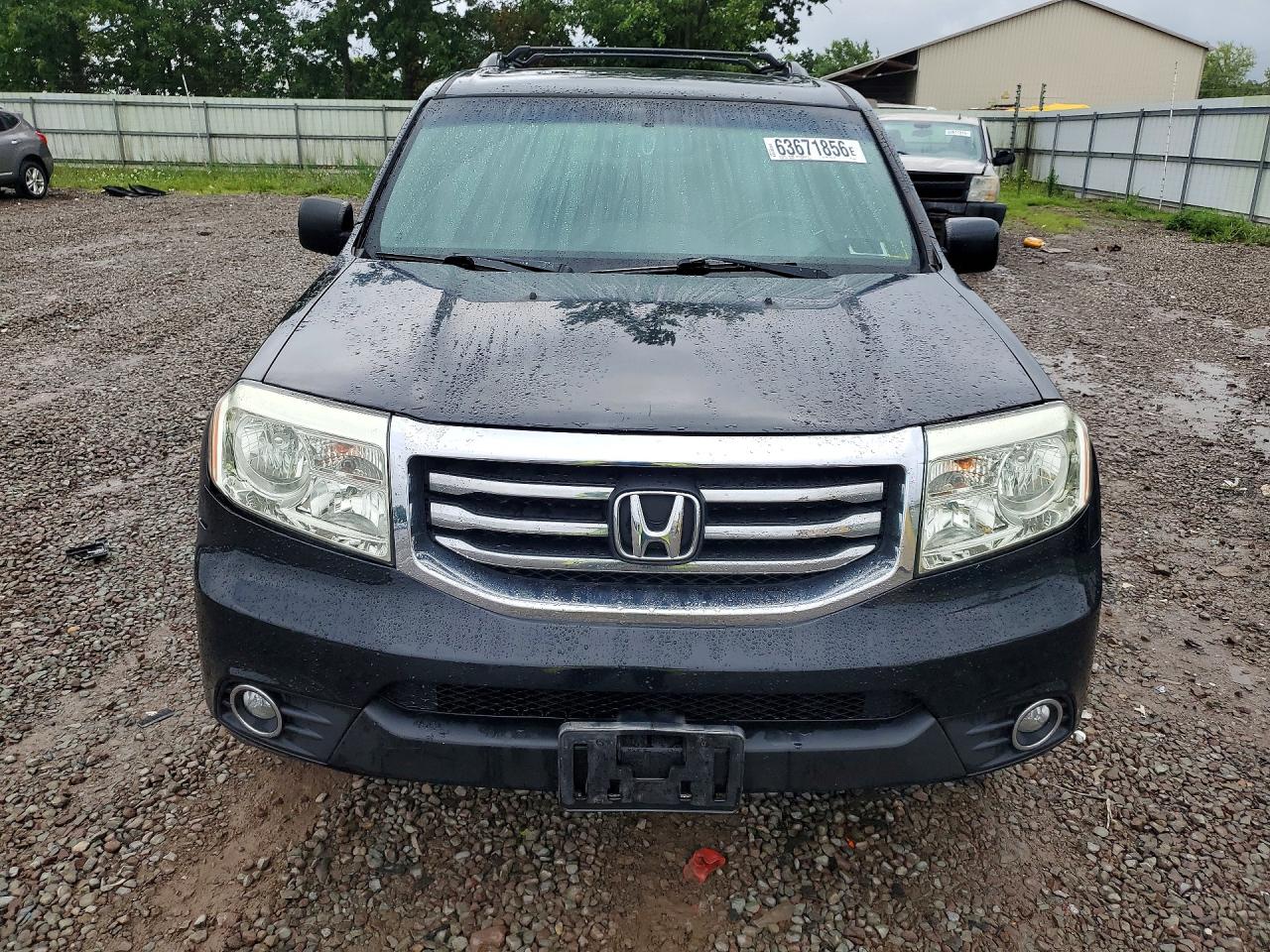 2012 Honda Pilot Exl Black vin: 5FNYF4H66CB046424