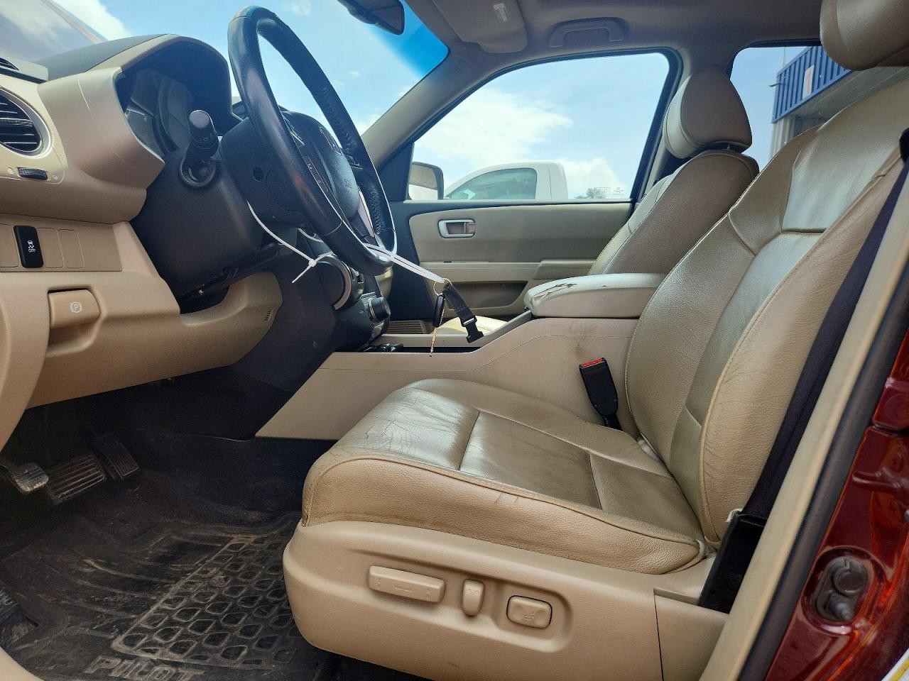 2012 Honda Pilot Exl Burgundy vin: 5FNYF4H66CB074434