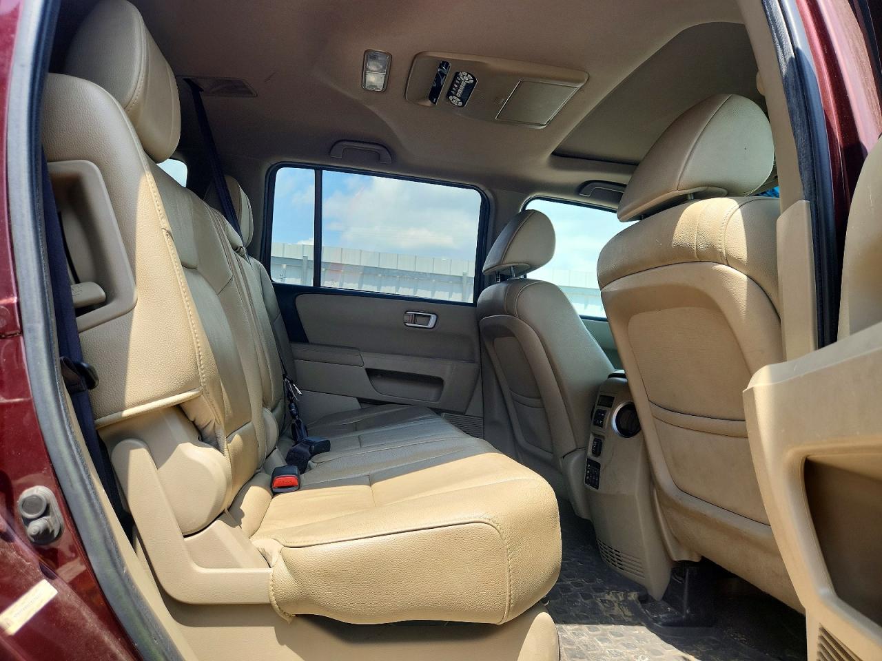 2012 Honda Pilot Exl Burgundy vin: 5FNYF4H66CB074434