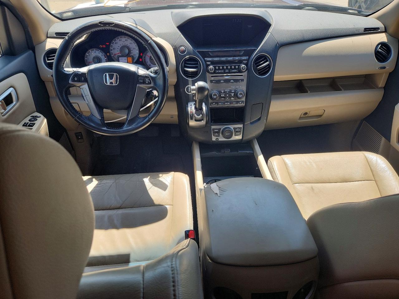 2012 Honda Pilot Exl Burgundy vin: 5FNYF4H66CB074434