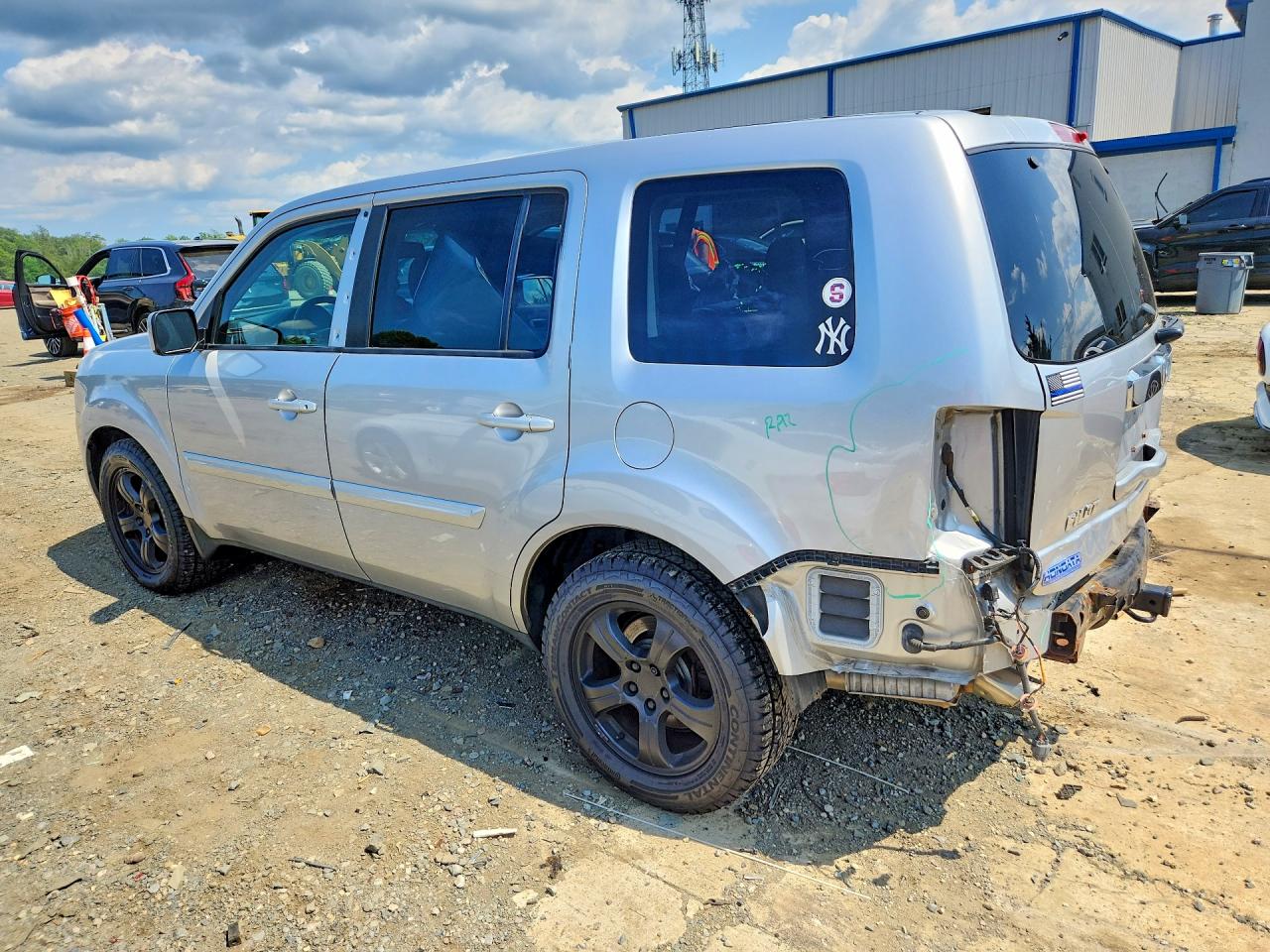 2014 Honda Pilot Exl Silver vin: 5FNYF4H66EB046104