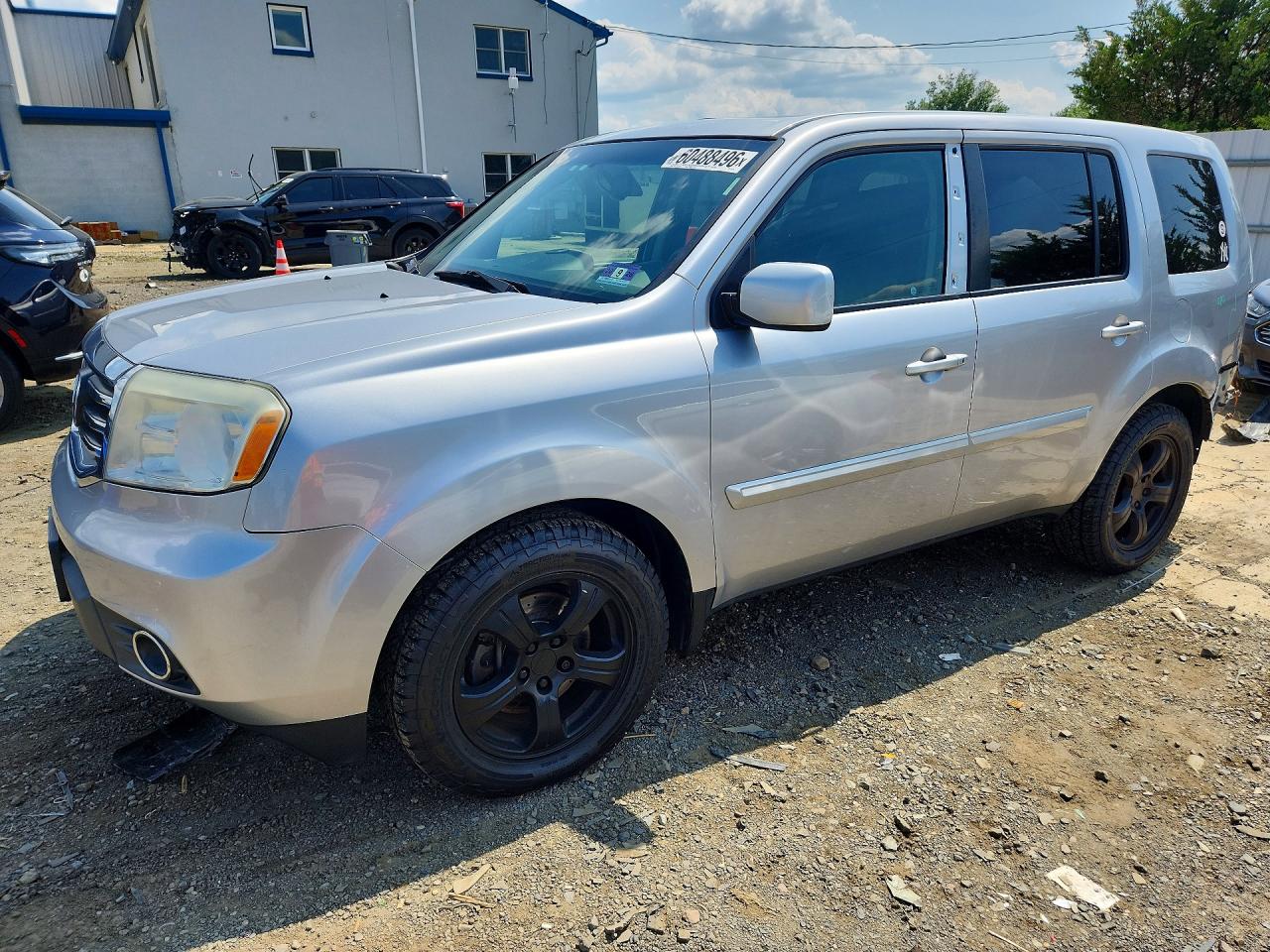 2014 Honda Pilot Exl Silver vin: 5FNYF4H66EB046104