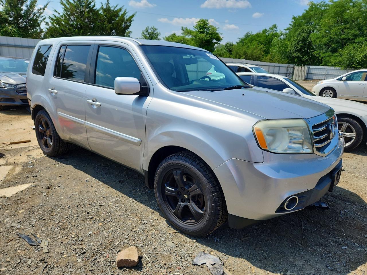2014 Honda Pilot Exl Silver vin: 5FNYF4H66EB046104