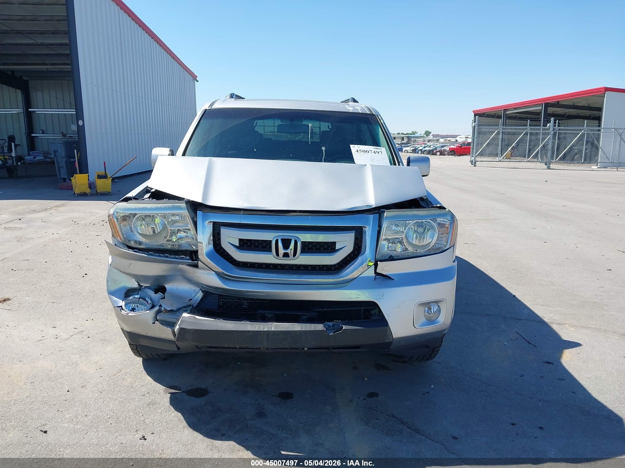 2010 Honda Pilot Ex-l Silver vin: 5FNYF4H67AB032531