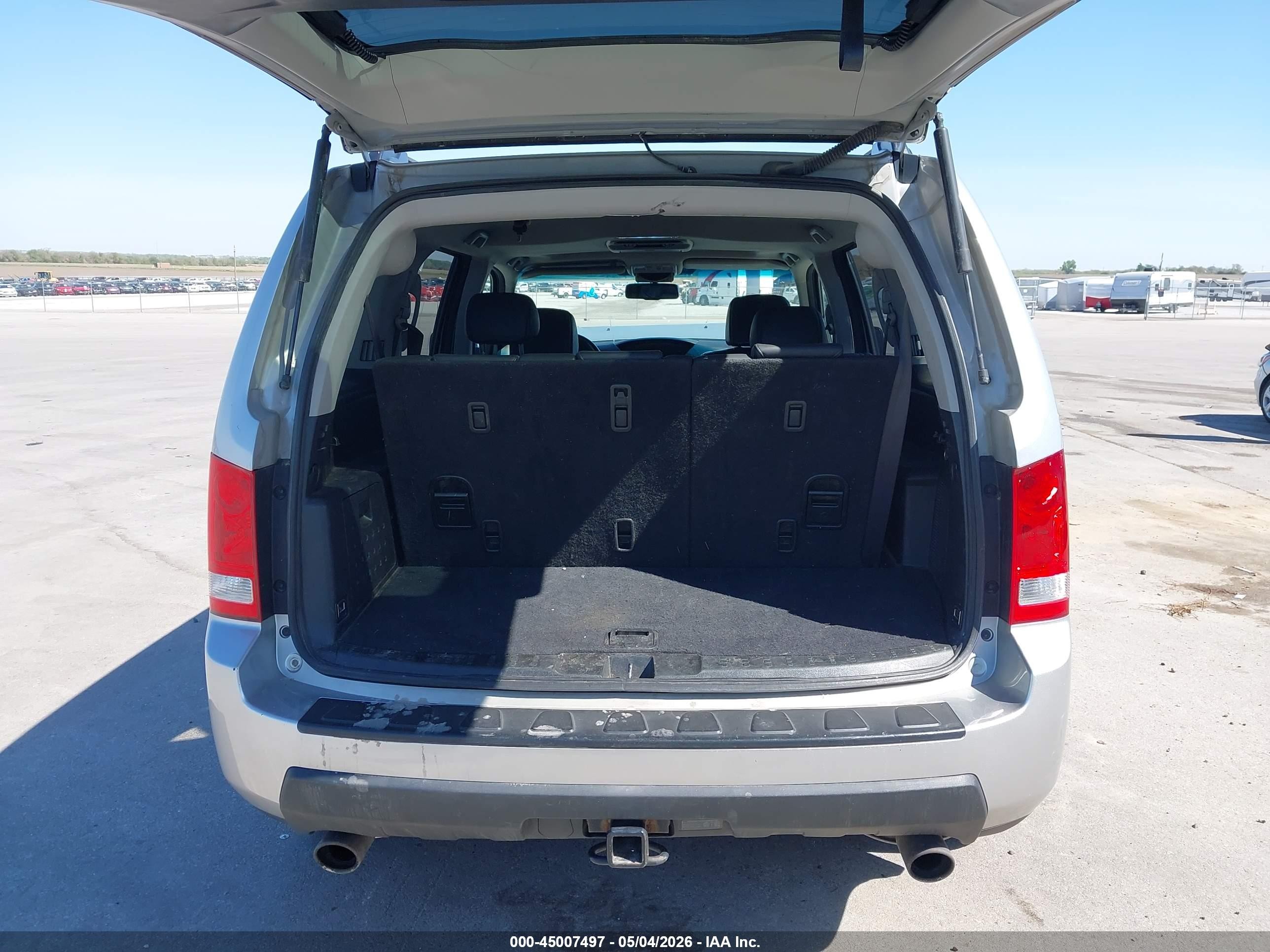 2010 Honda Pilot Ex-l Silver vin: 5FNYF4H67AB032531