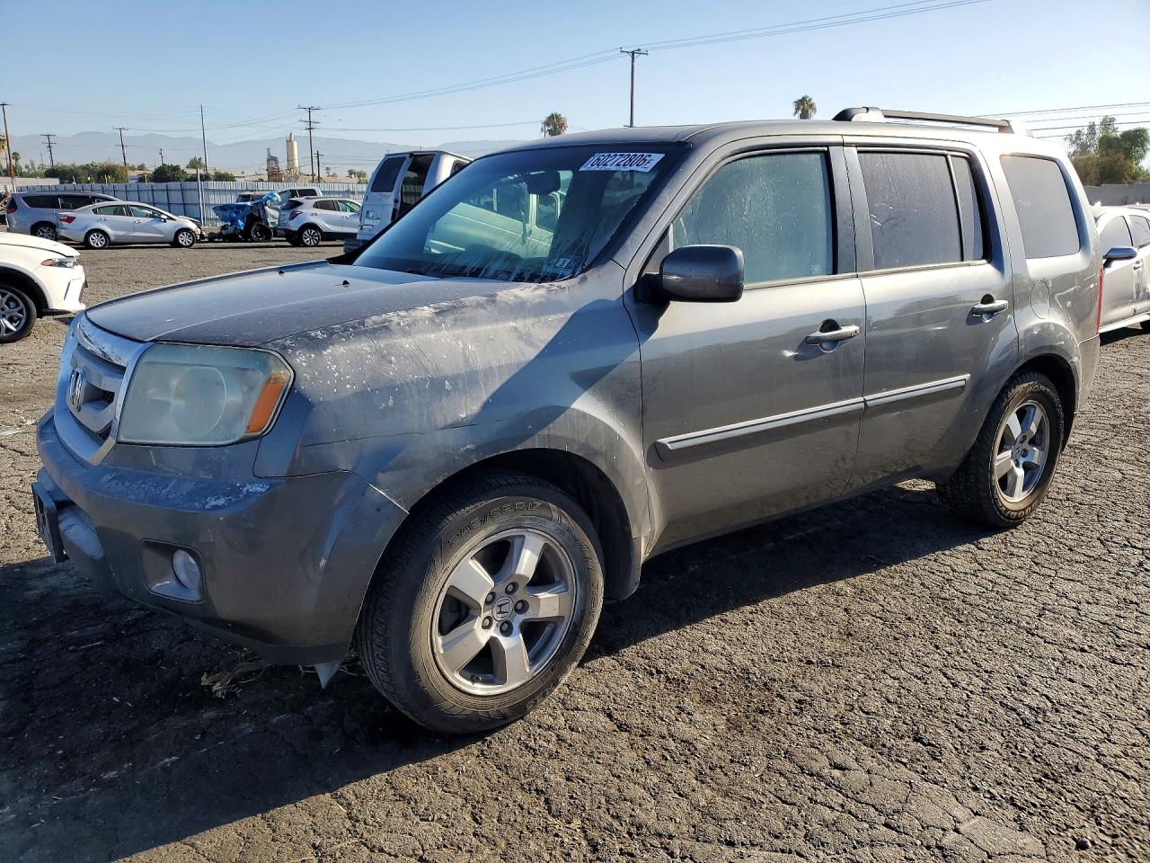 2010 Honda Pilot Exl Gray vin: 5FNYF4H67AB037776