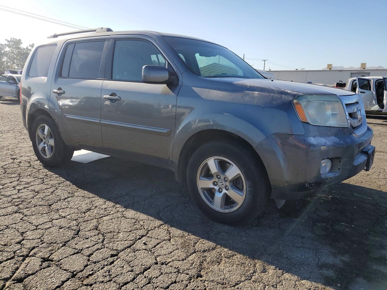 2010 Honda Pilot Exl Gray vin: 5FNYF4H67AB037776