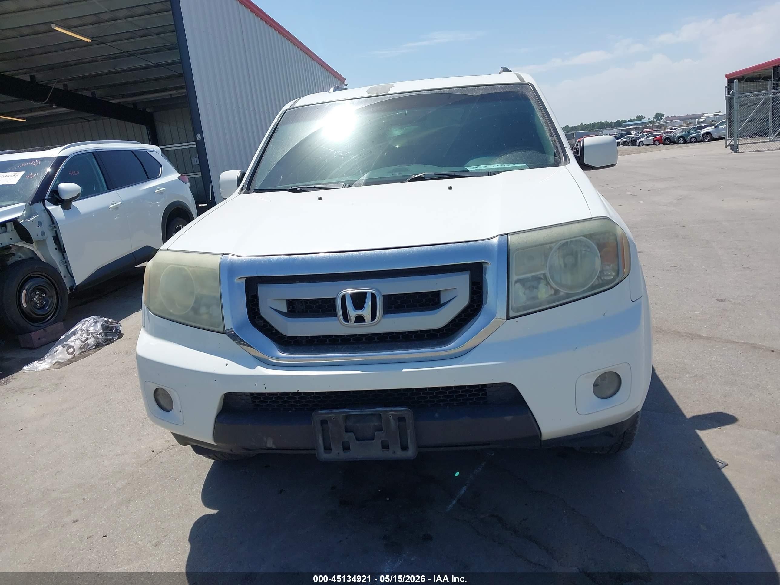 2011 Honda Pilot Ex-l Белый vin: 5FNYF4H67BB084758
