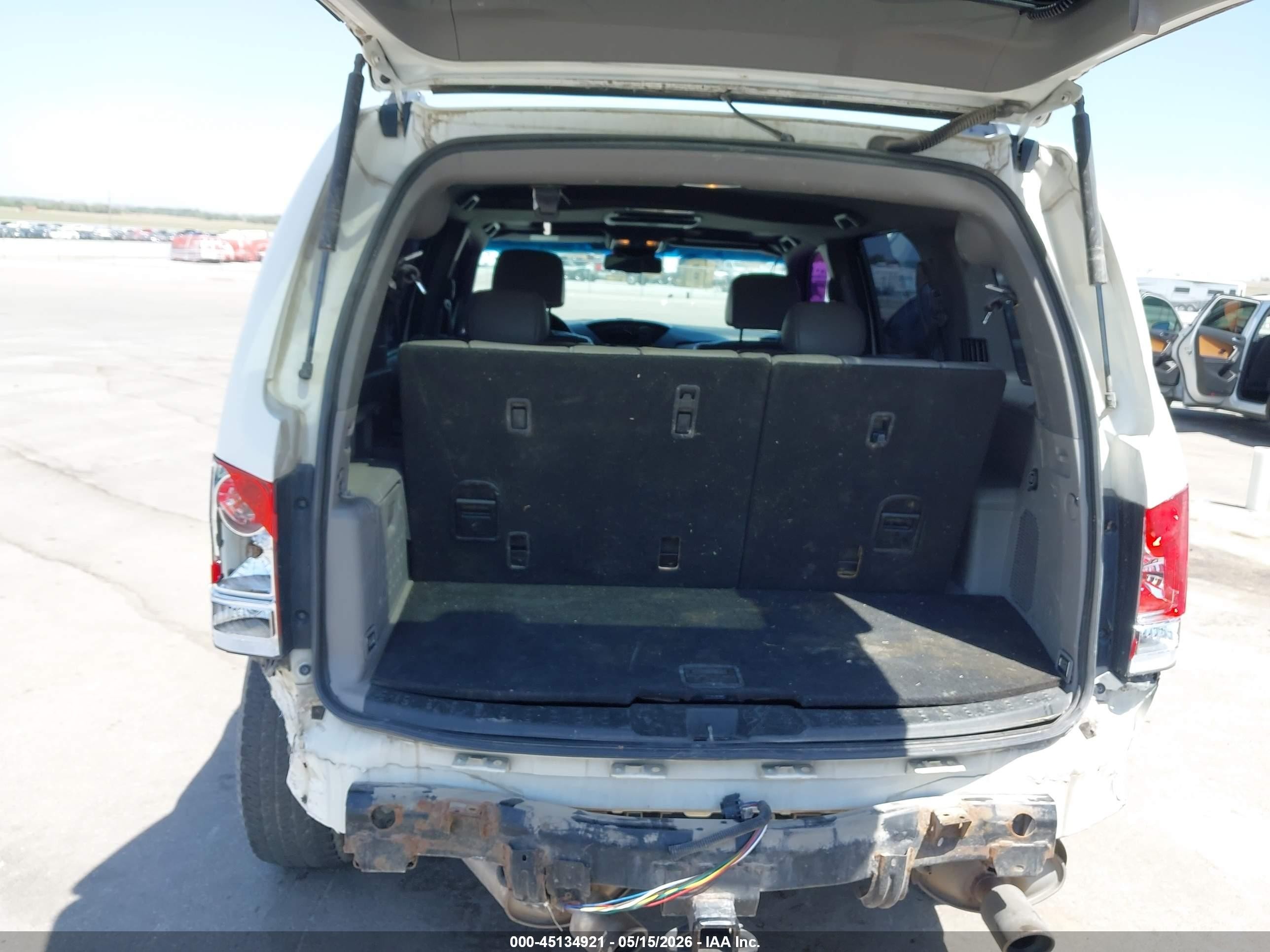 2011 Honda Pilot Ex-l Белый vin: 5FNYF4H67BB084758