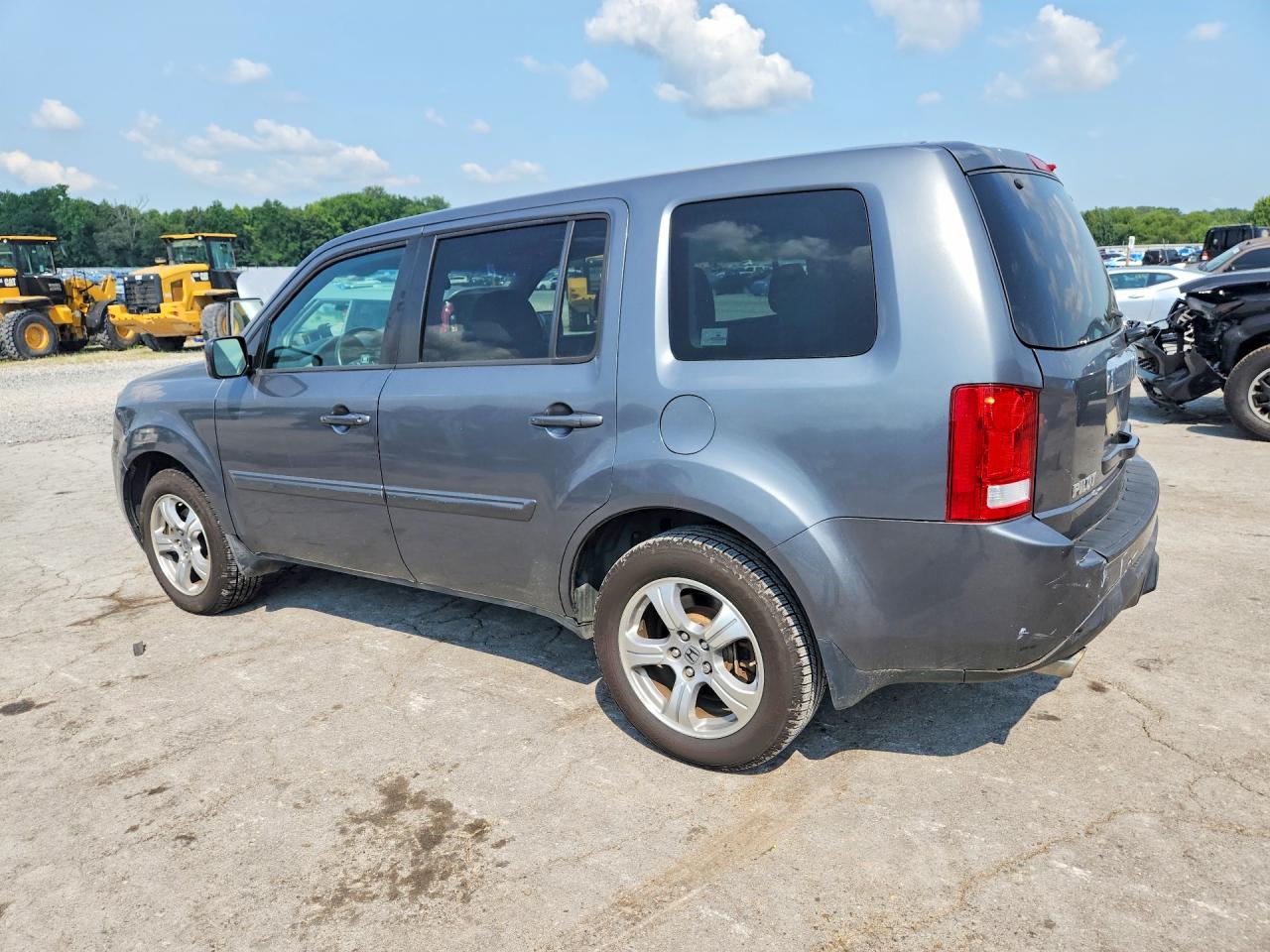 2012 Honda Pilot Exl Серый vin: 5FNYF4H67CB015005
