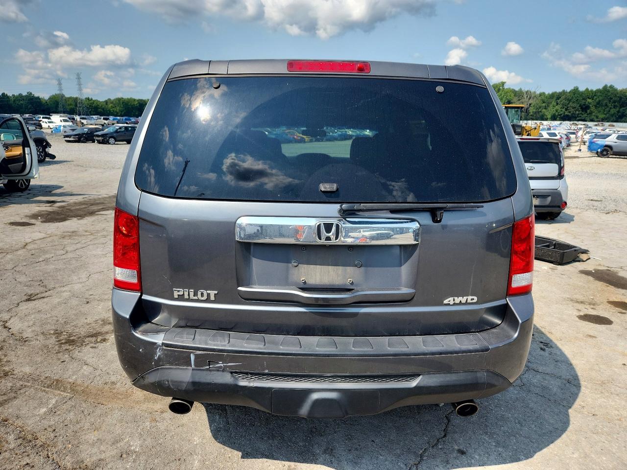 2012 Honda Pilot Exl Серый vin: 5FNYF4H67CB015005