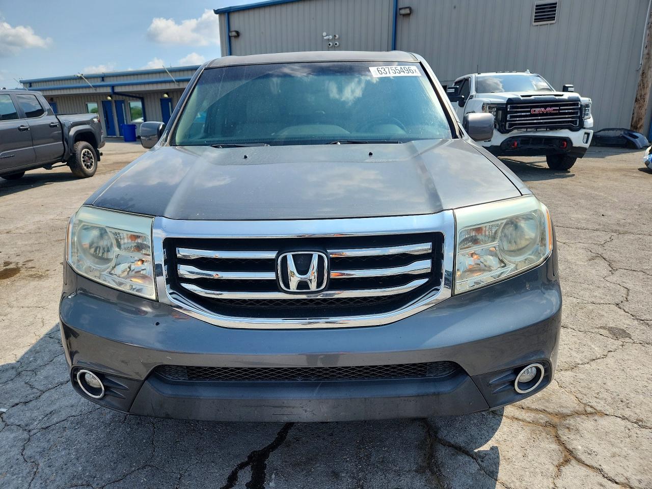 2012 Honda Pilot Exl Серый vin: 5FNYF4H67CB015005