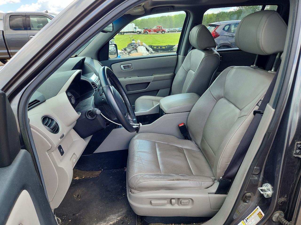 2013 Honda Pilot Exl Gray vin: 5FNYF4H67DB070393