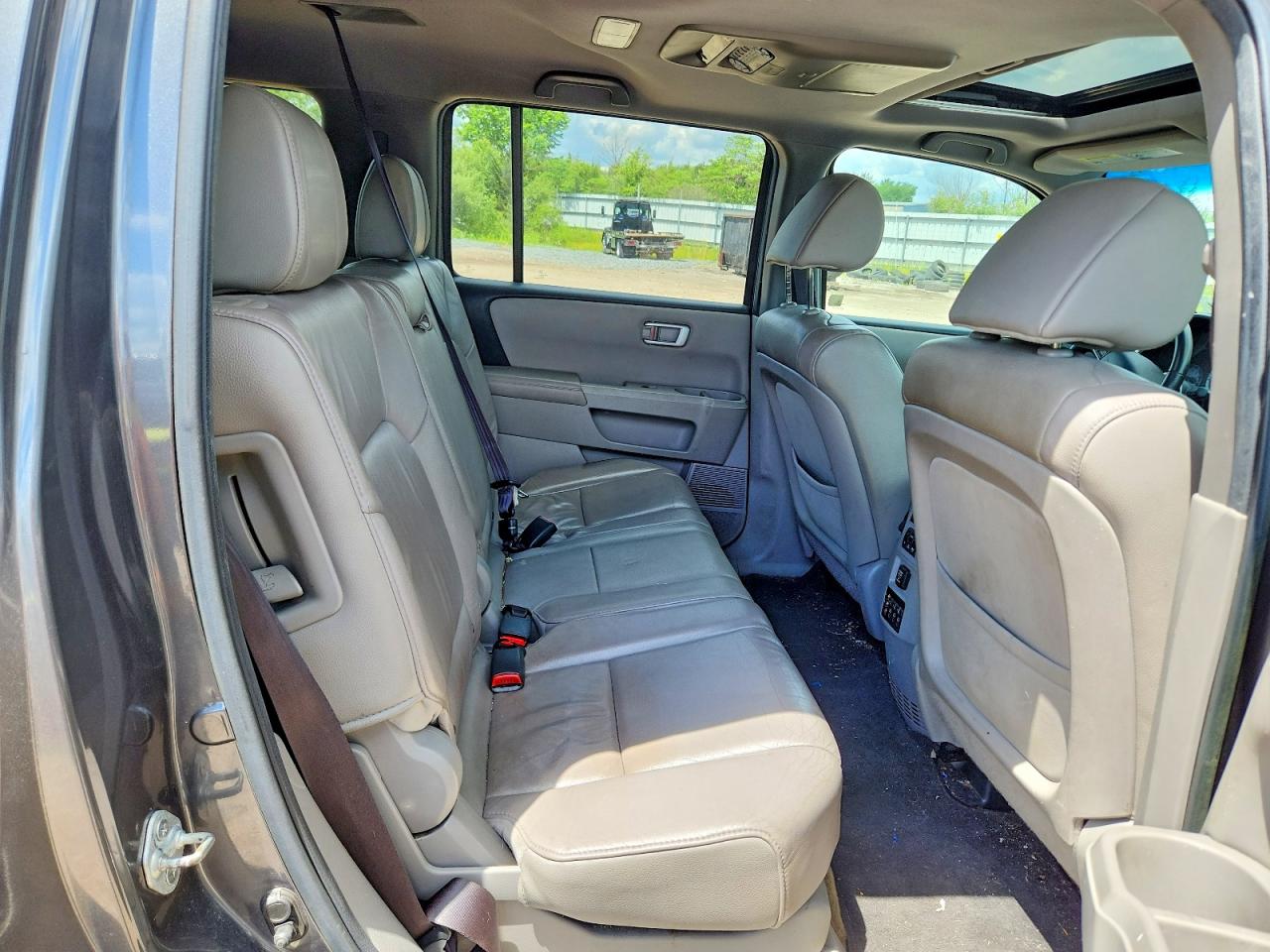 2013 Honda Pilot Exl Gray vin: 5FNYF4H67DB070393