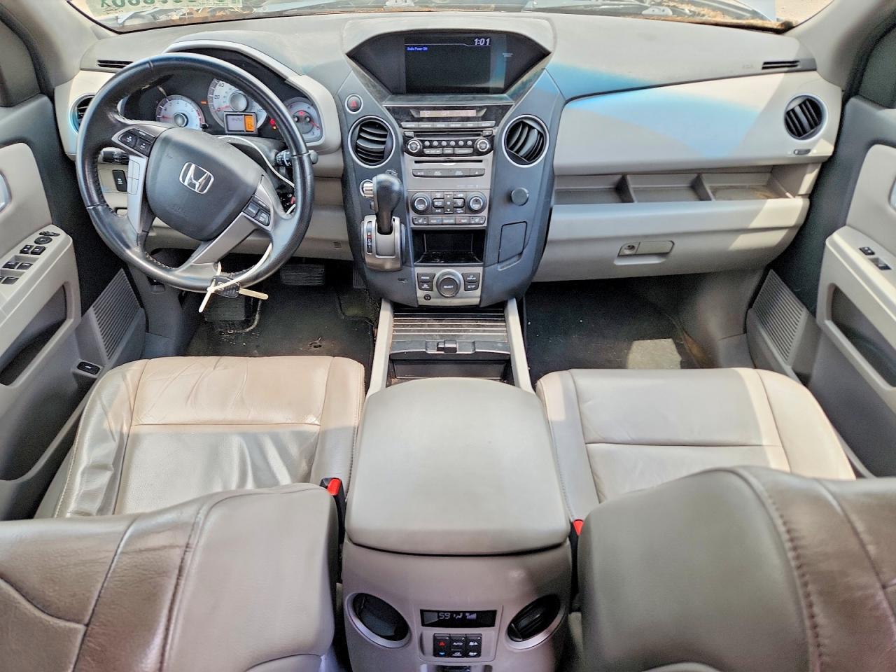 2013 Honda Pilot Exl Gray vin: 5FNYF4H67DB070393