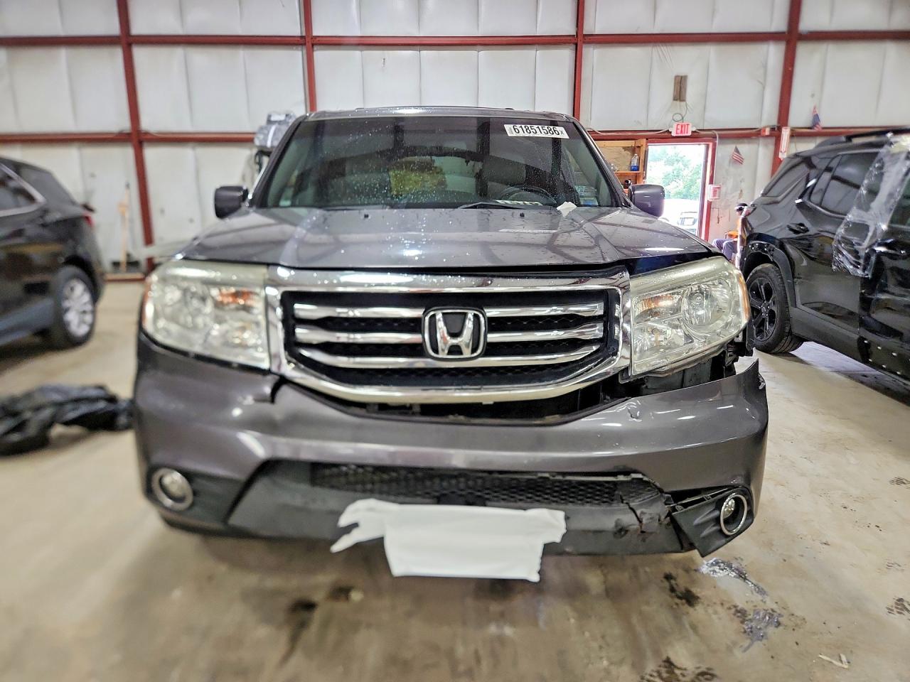 2015 Honda Pilot Exl Gray vin: 5FNYF4H67FB027711
