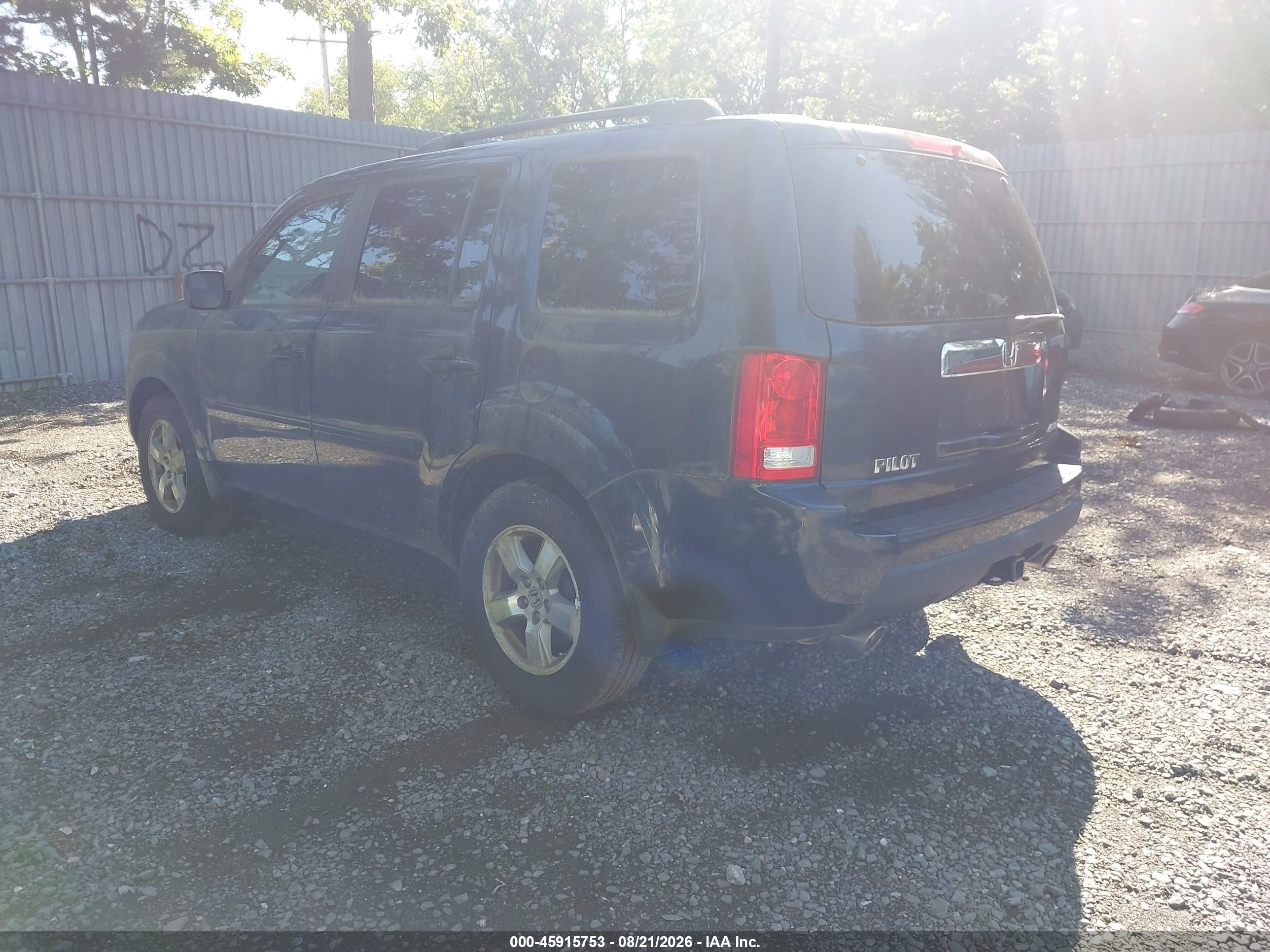 2010 Honda Pilot Ex-l Синий vin: 5FNYF4H68AB036510