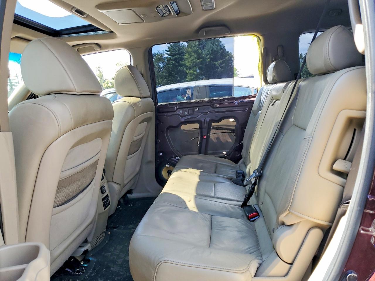 2010 Honda Pilot Exl Maroon vin: 5FNYF4H68AB037088