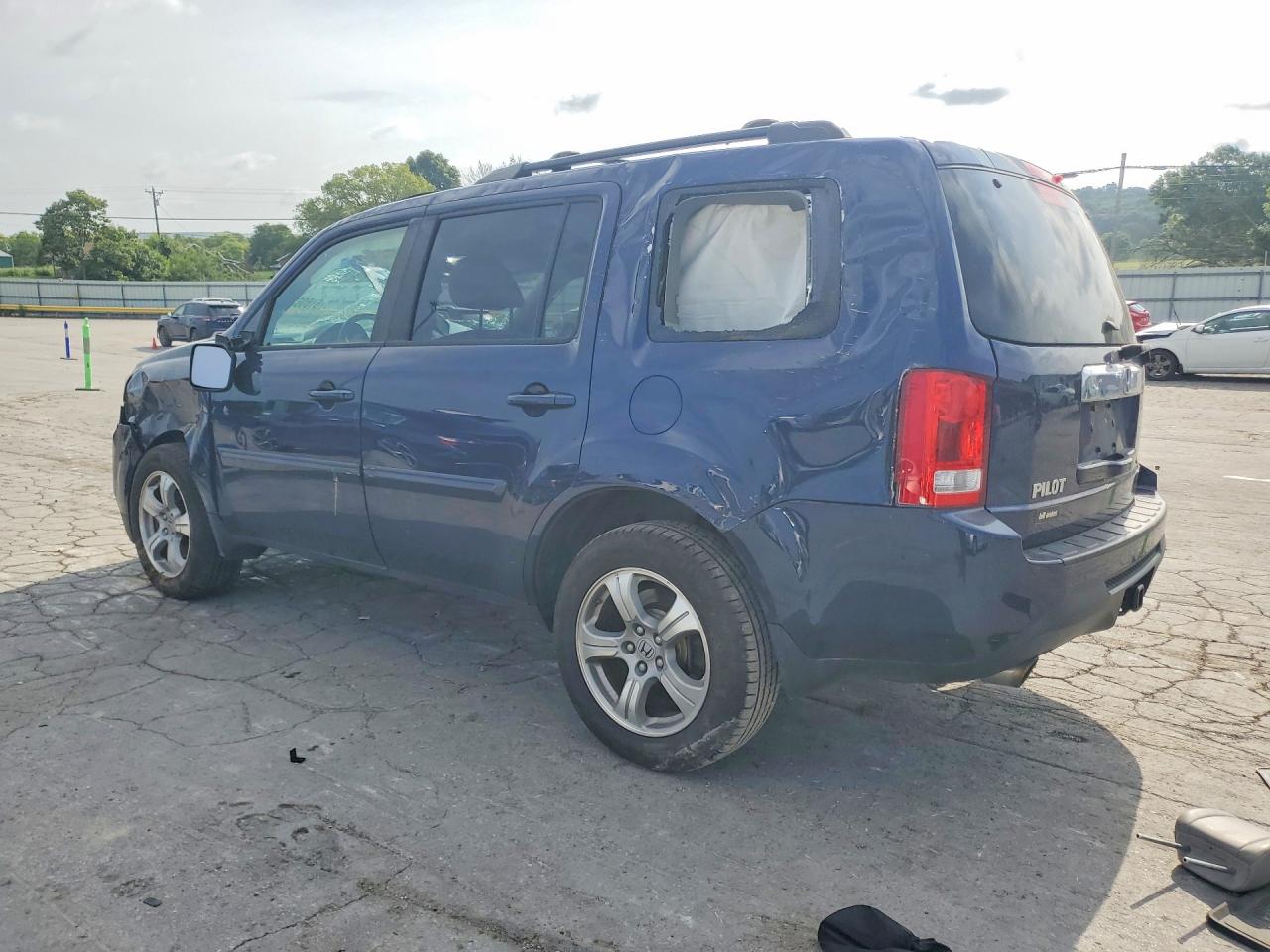 2013 Honda Pilot Exl Blue vin: 5FNYF4H68DB045616