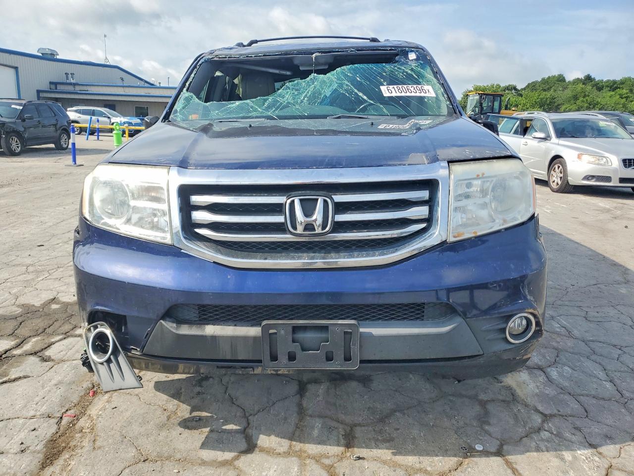 2013 Honda Pilot Exl Blue vin: 5FNYF4H68DB045616