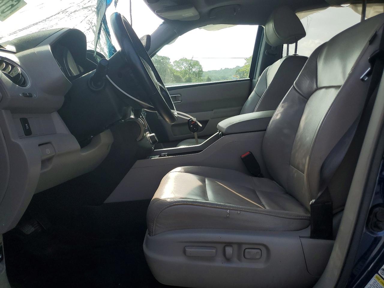 2013 Honda Pilot Exl Blue vin: 5FNYF4H68DB045616