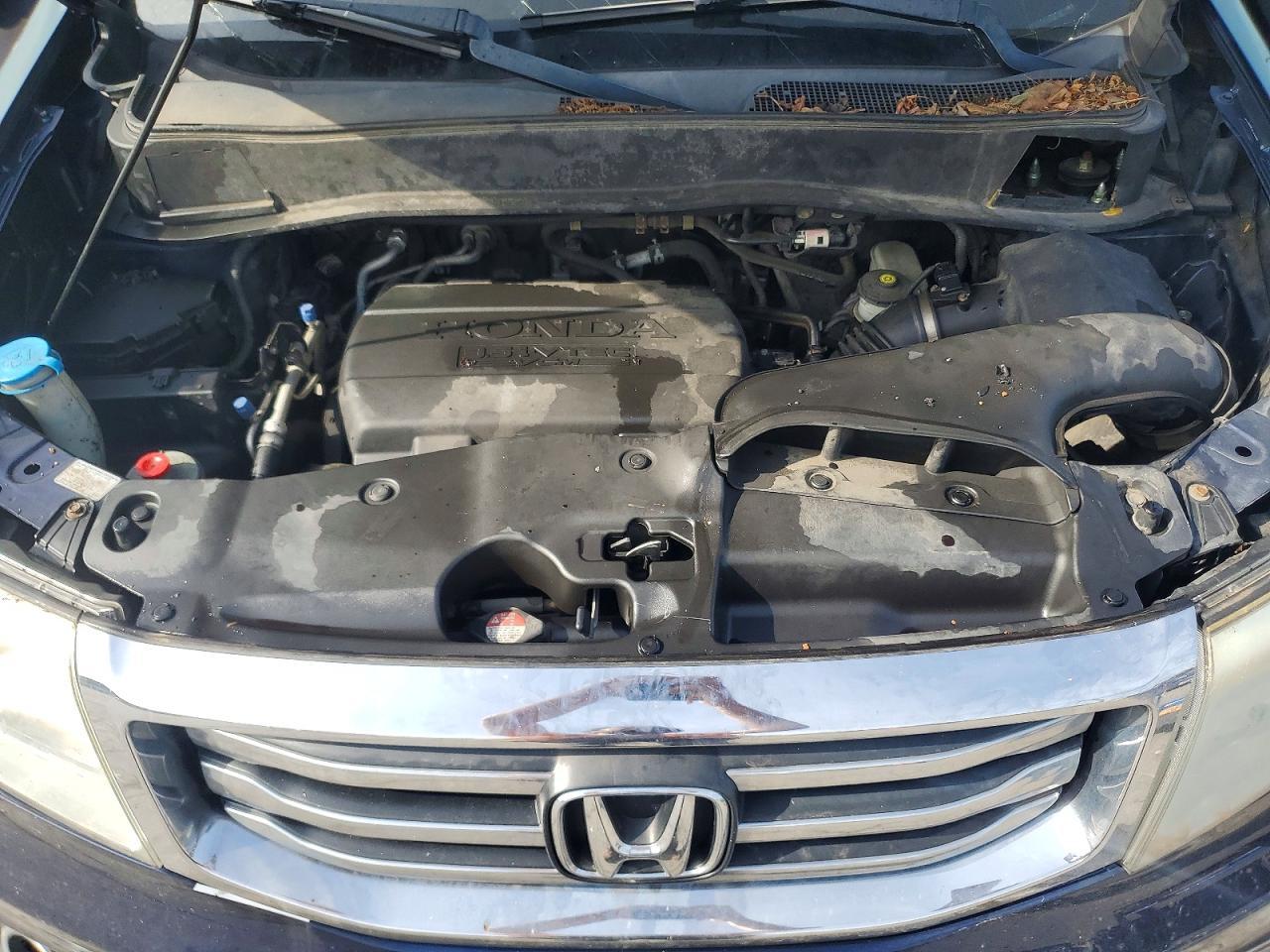 2013 Honda Pilot Exl Blue vin: 5FNYF4H68DB045616