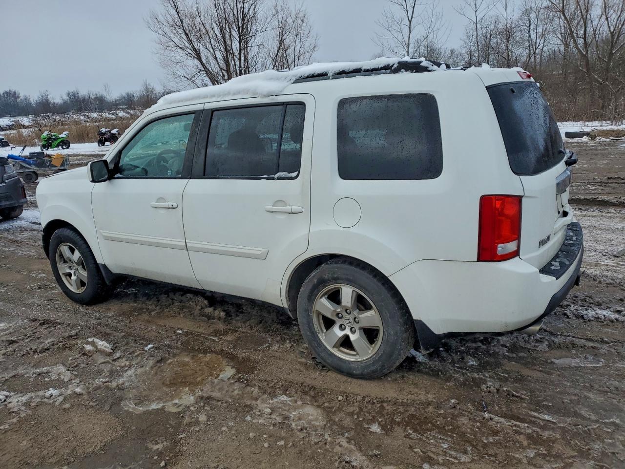 2011 Honda Pilot Exl White vin: 5FNYF4H69BB060686