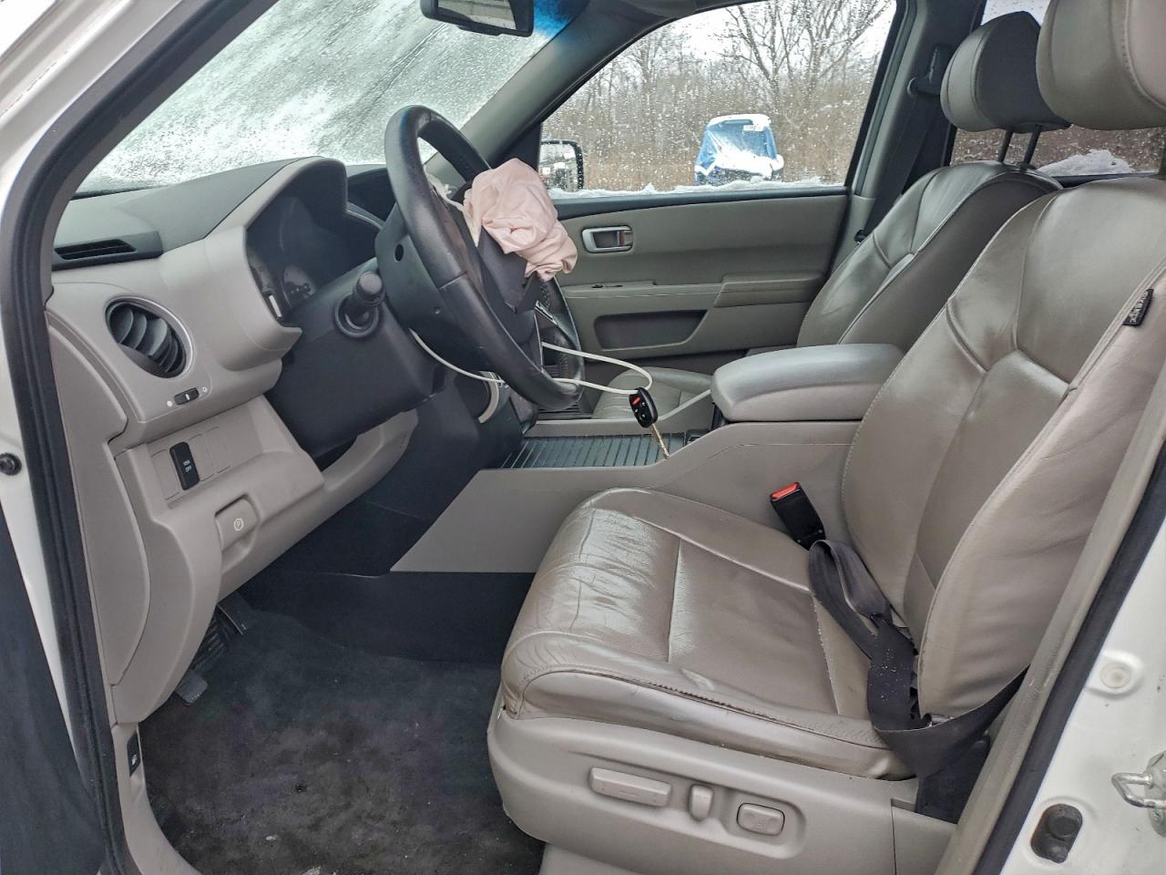 2011 Honda Pilot Exl White vin: 5FNYF4H69BB060686