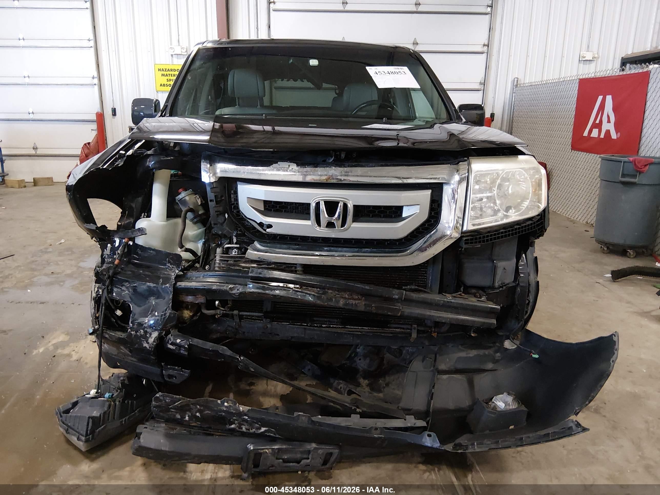 2011 Honda Pilot Ex-l Black vin: 5FNYF4H69BB083451